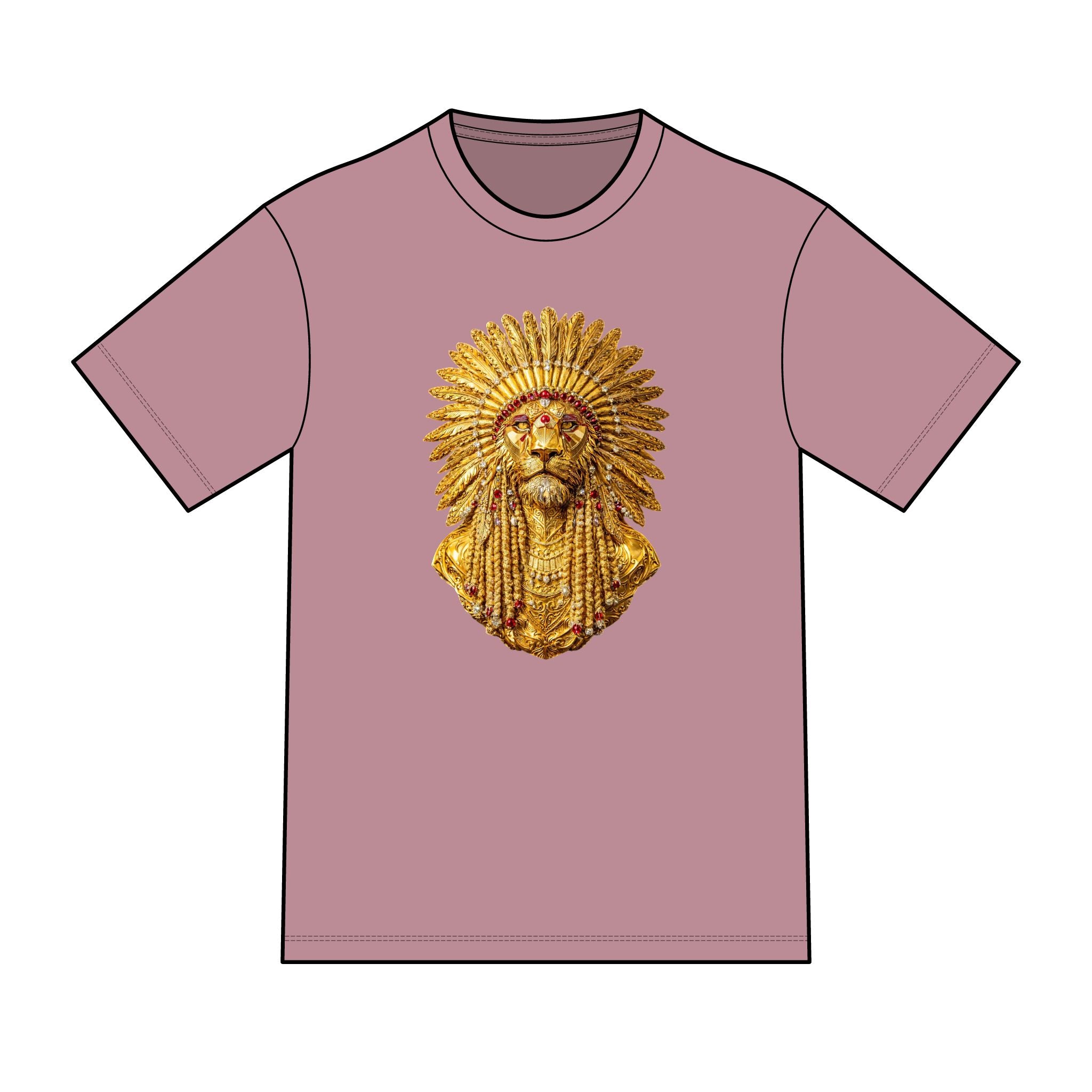 magic warpaint 08 shirt - golden native lion