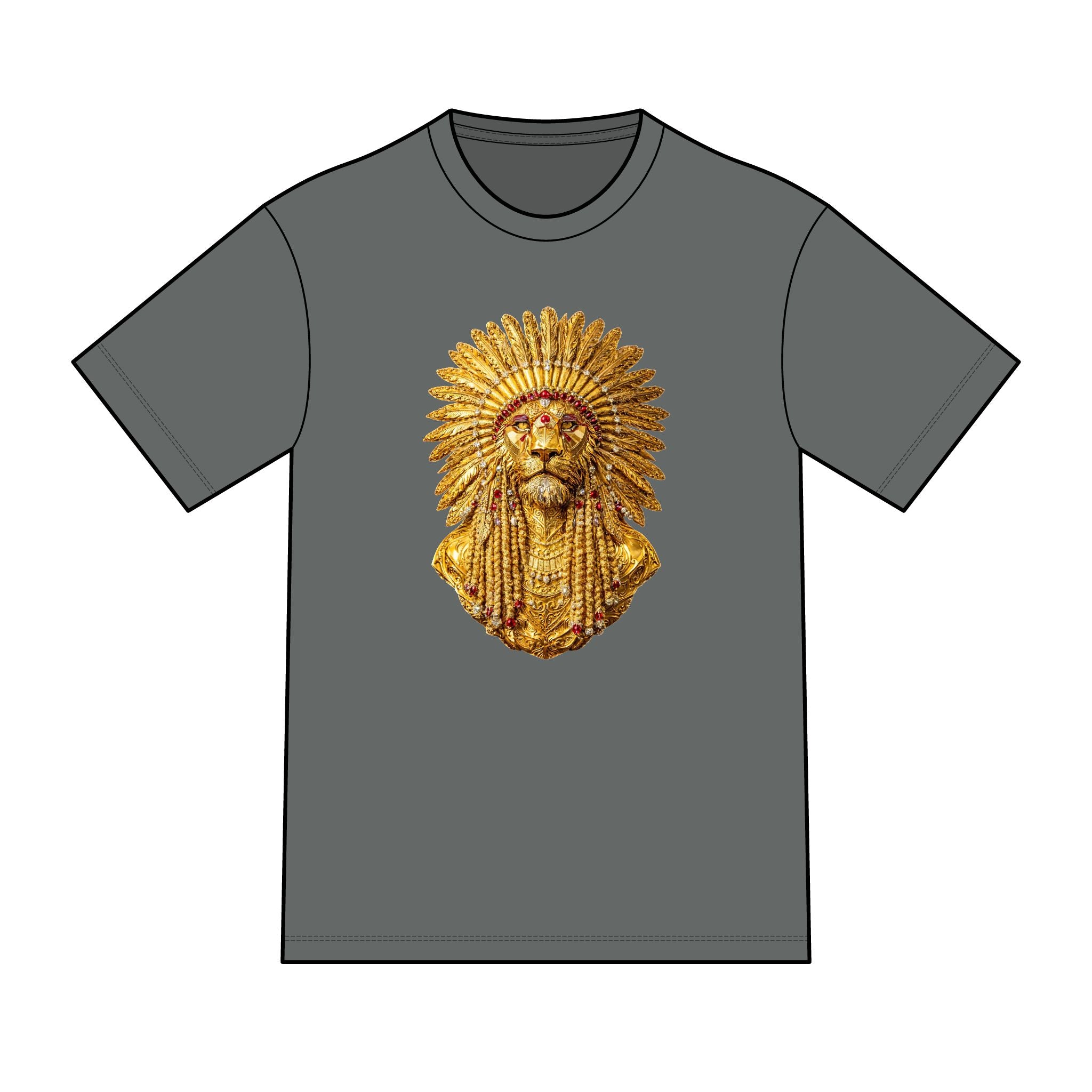 magic warpaint 08 shirt - golden native lion