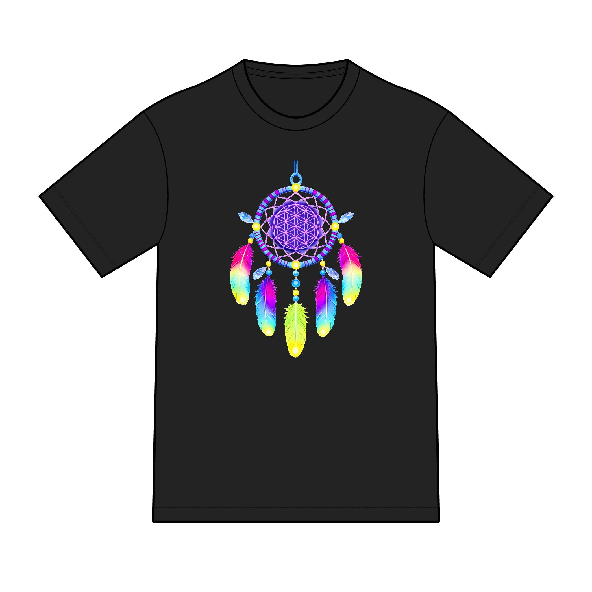 magic warpaint 20 shirt - neon dreamcatcher