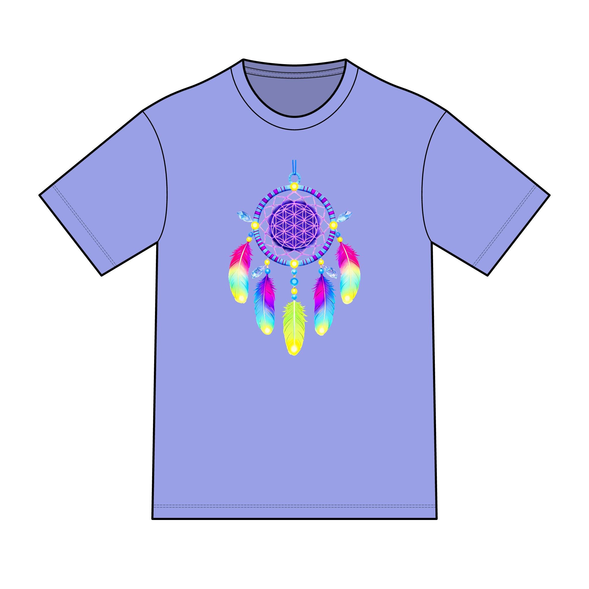 magic warpaint 20 shirt - neon dreamcatcher