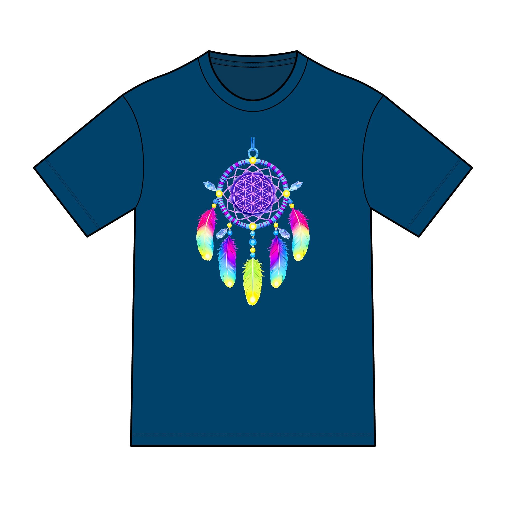 magic warpaint 20 shirt - neon dreamcatcher