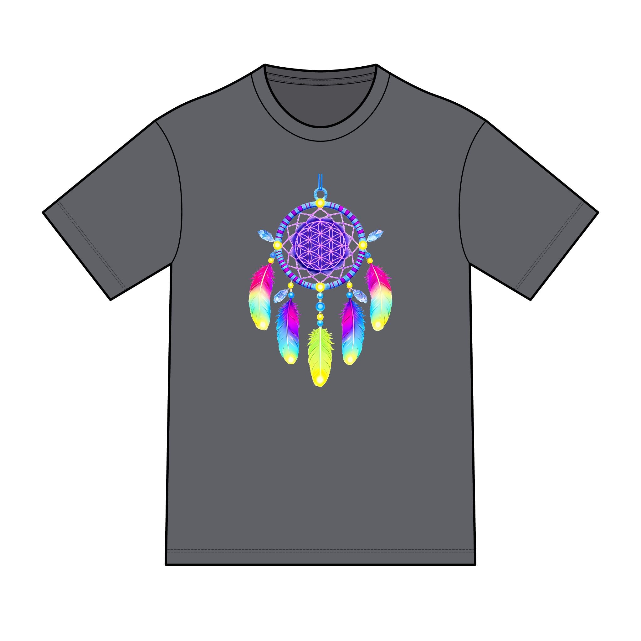 magic warpaint 20 shirt - neon dreamcatcher