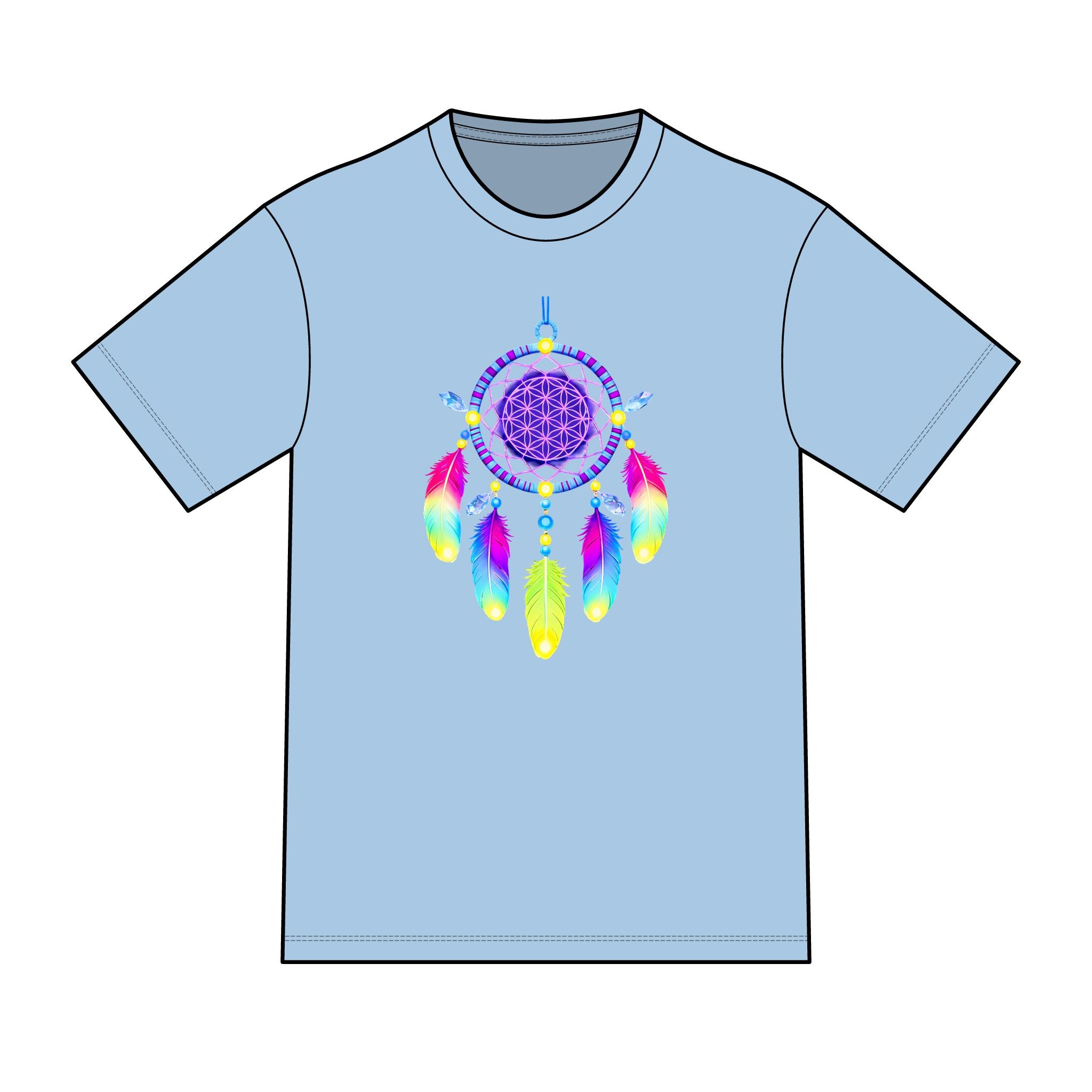 magic warpaint 20 shirt - neon dreamcatcher