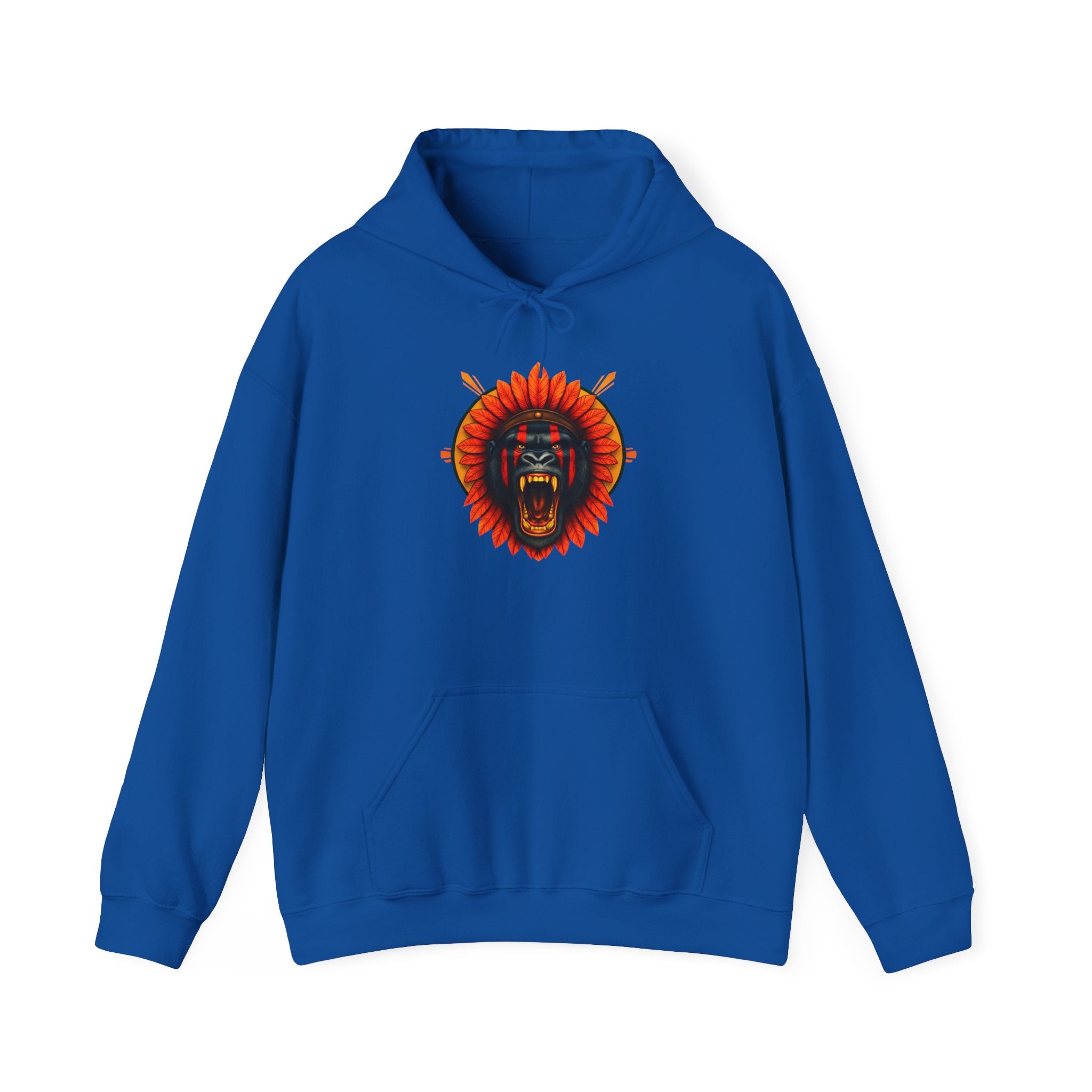 magic warpaint 12 hoodie - tribal gorilla sun rays