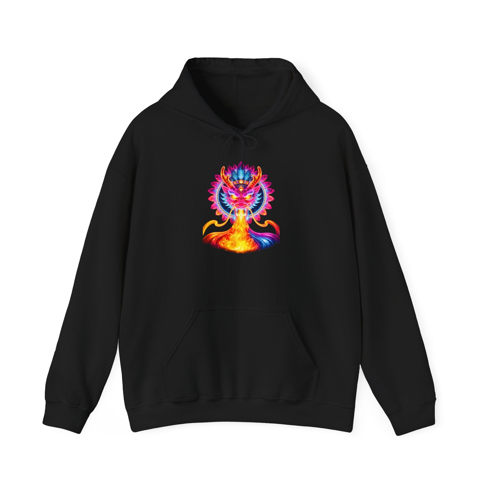 magic warpaint 32 hoodie - pink neon dragon