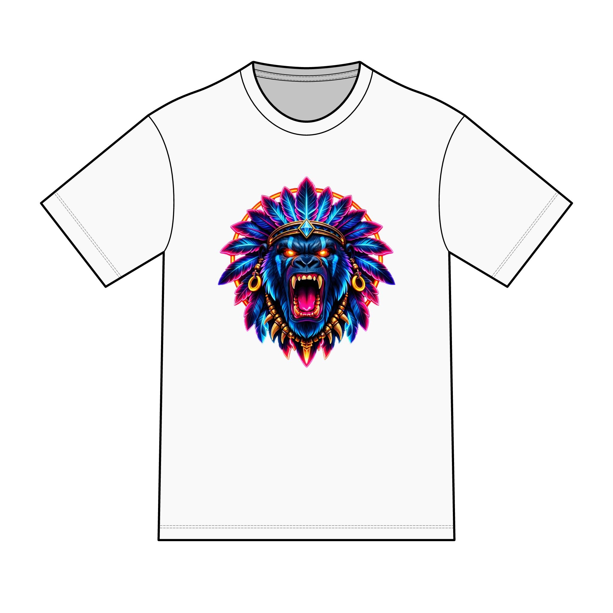 magic warpaint 29 shirt - native gorilla