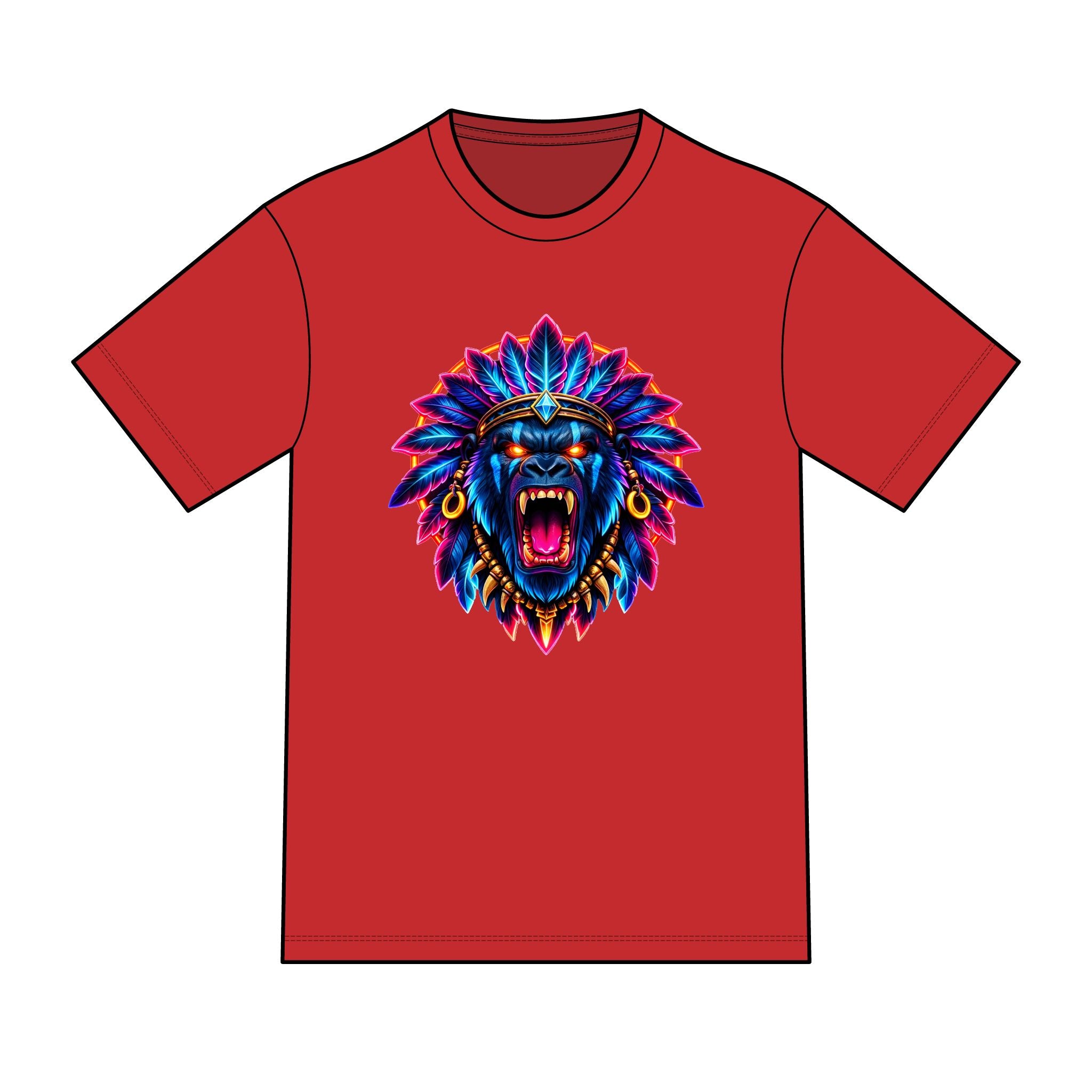 magic warpaint 29 shirt - native gorilla