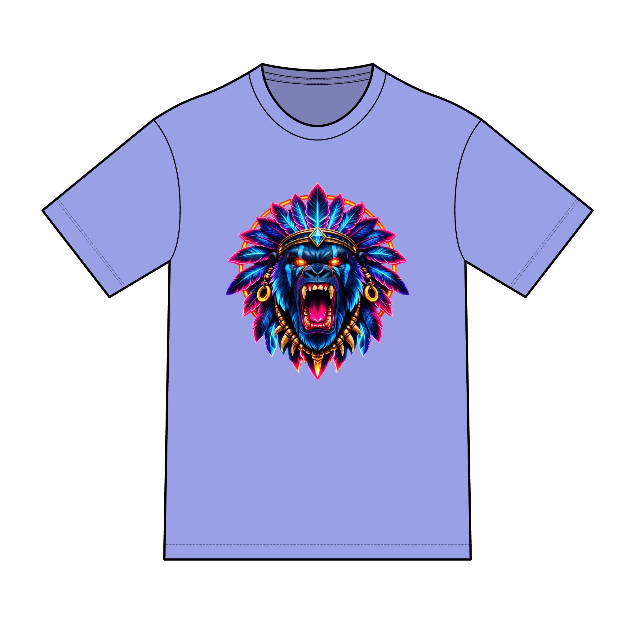 magic warpaint 29 shirt - native gorilla