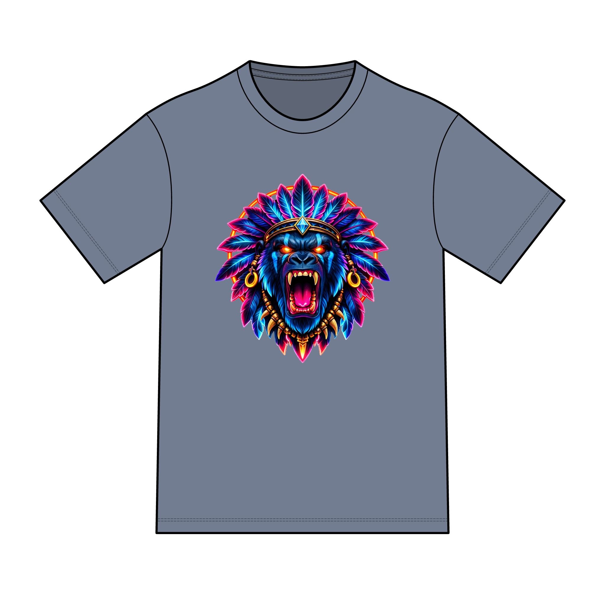 magic warpaint 29 shirt - native gorilla