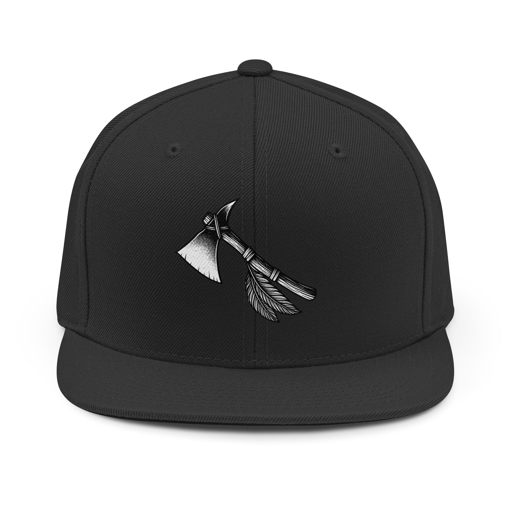 Magic warpaint 11 hat - black and whit tomahawk SnapBack