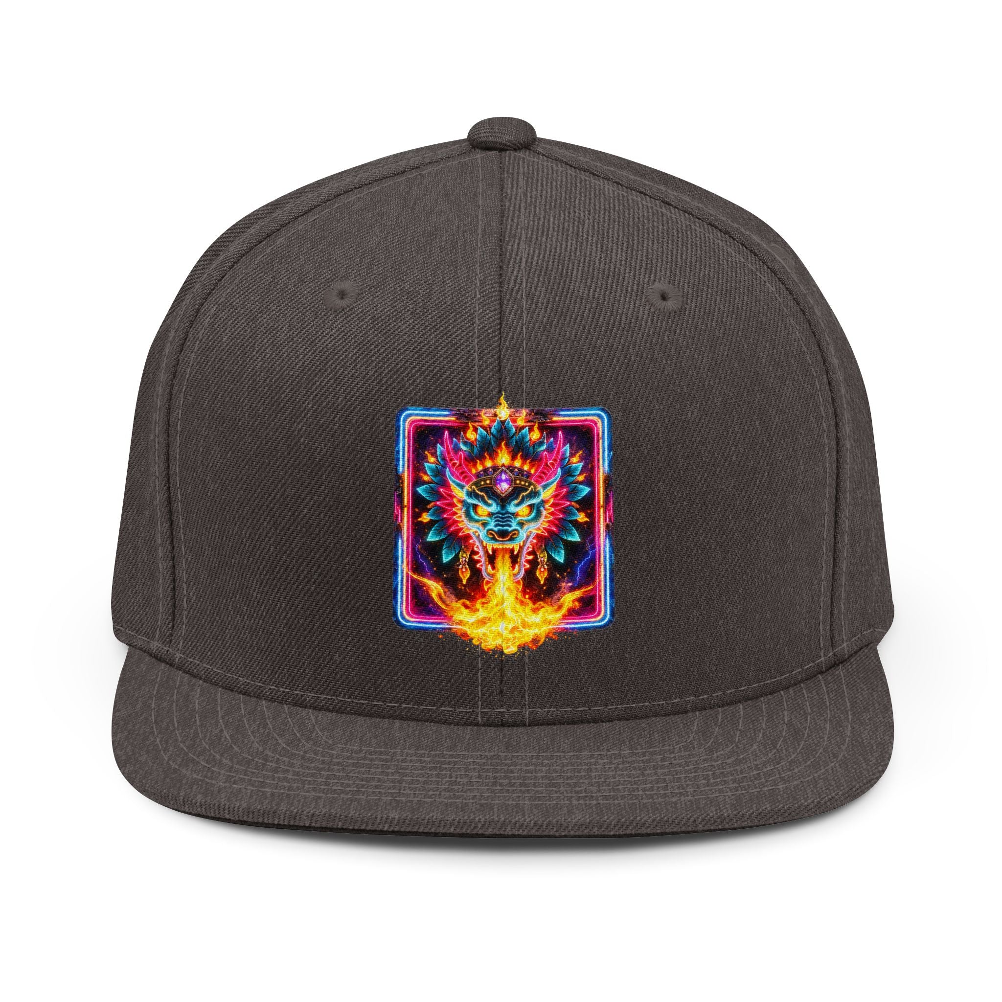 magic war paint 07 hat - neon dragon snapback