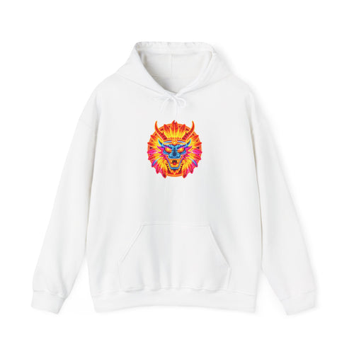 magic warpaint 02 hoodie - Psychedelic neon dragon