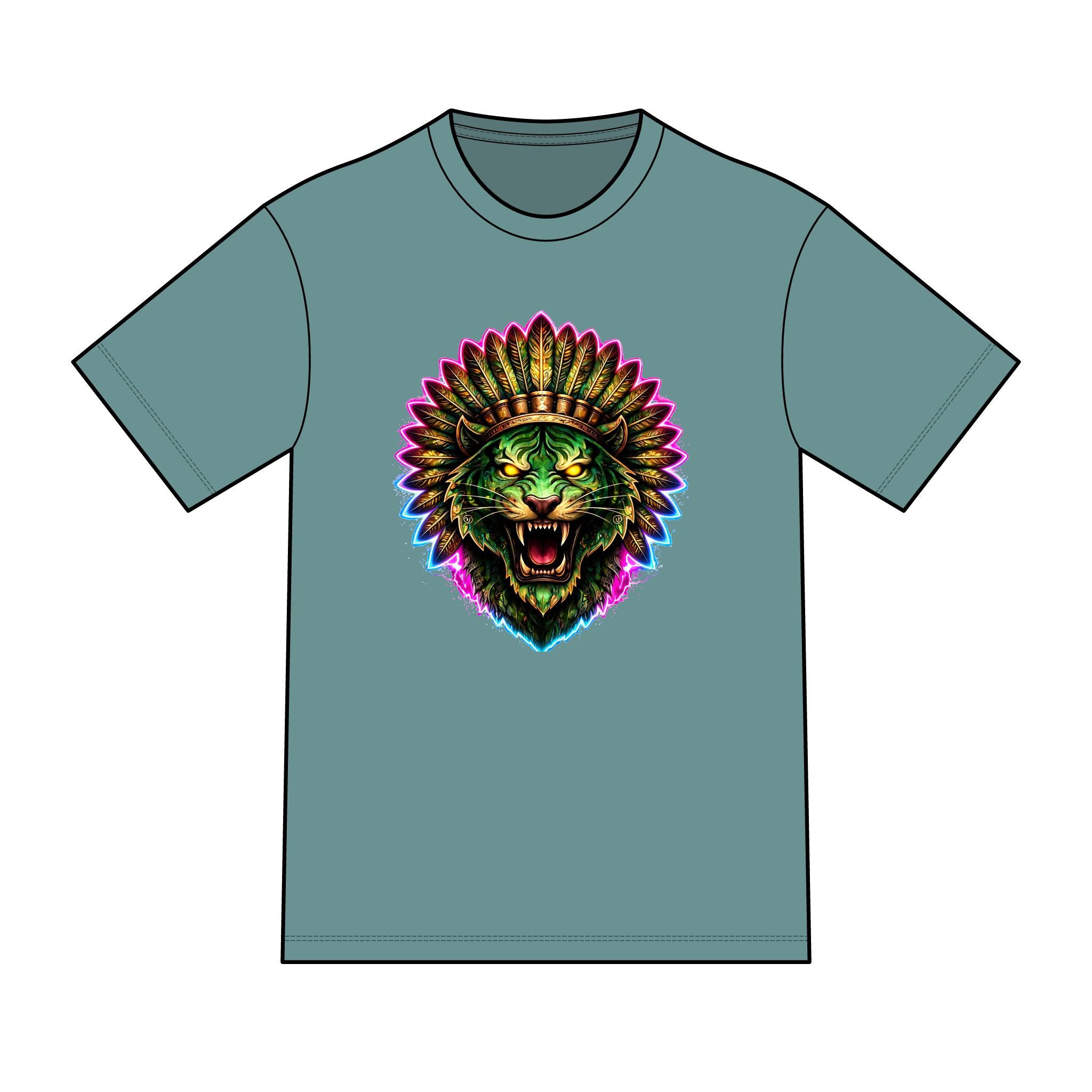 magic warpaint 09 shirt - tribal tiger