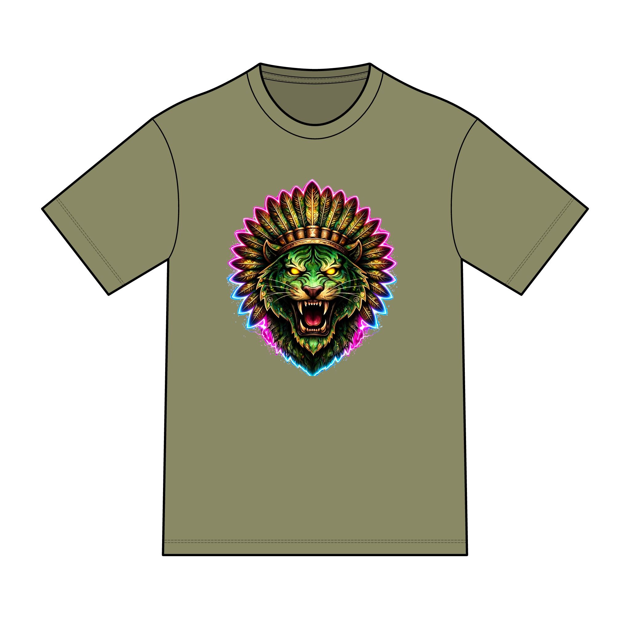magic warpaint 09 shirt - tribal tiger