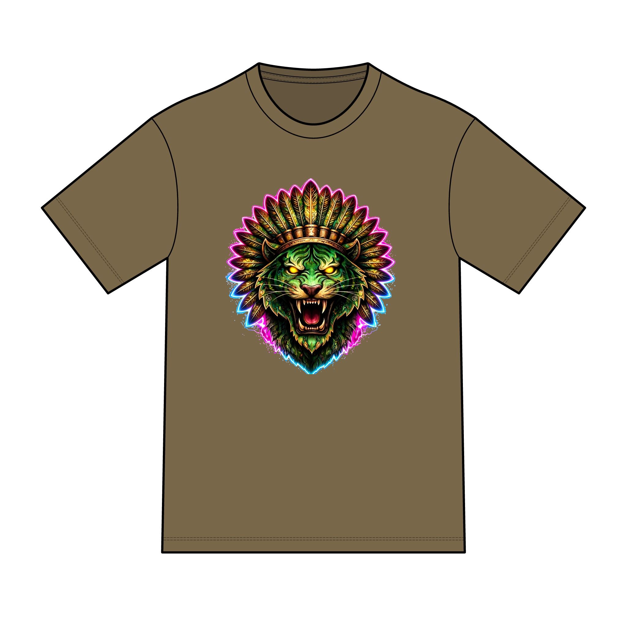 magic warpaint 09 shirt - tribal tiger