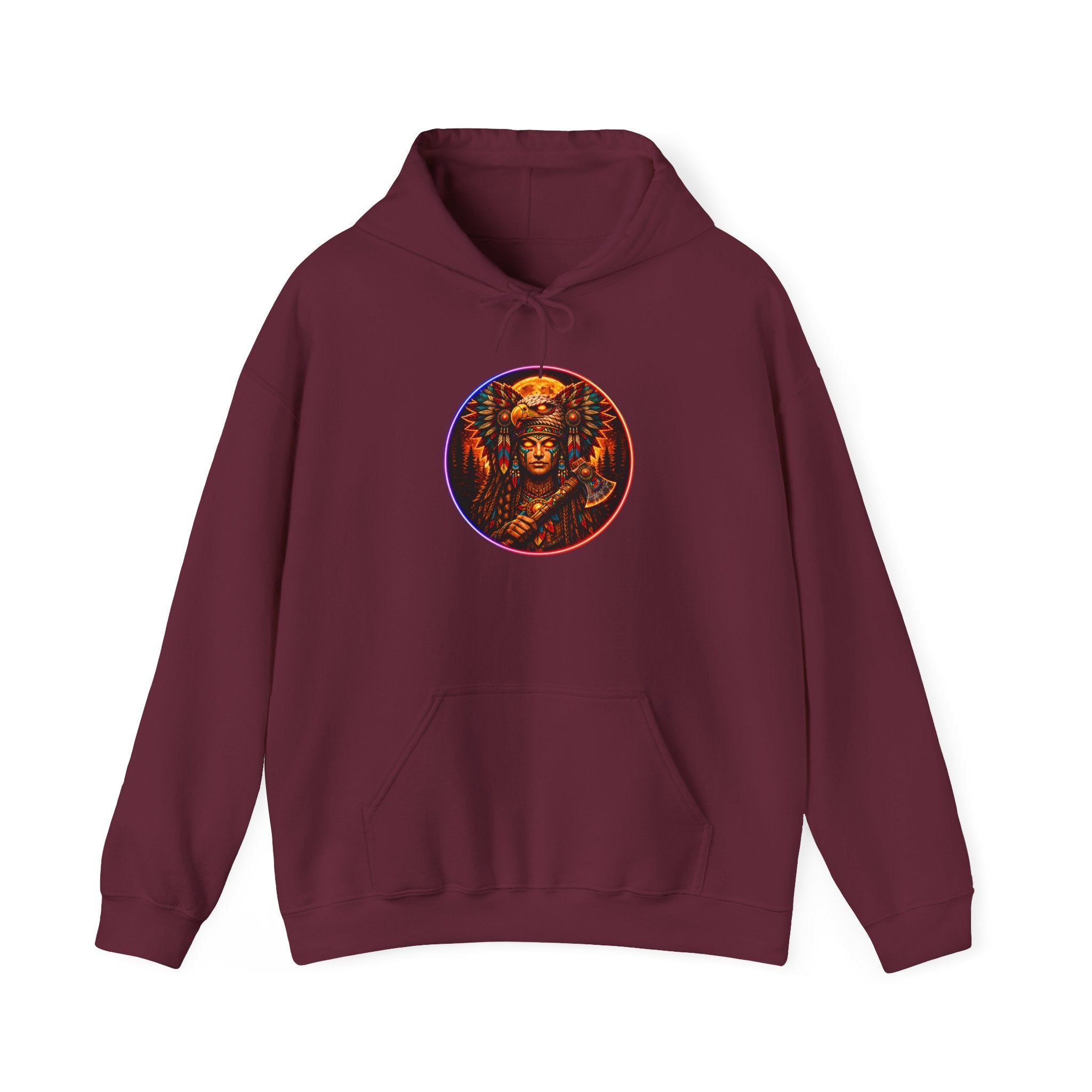 magic warpaint 23 hoodie - native woman warrior