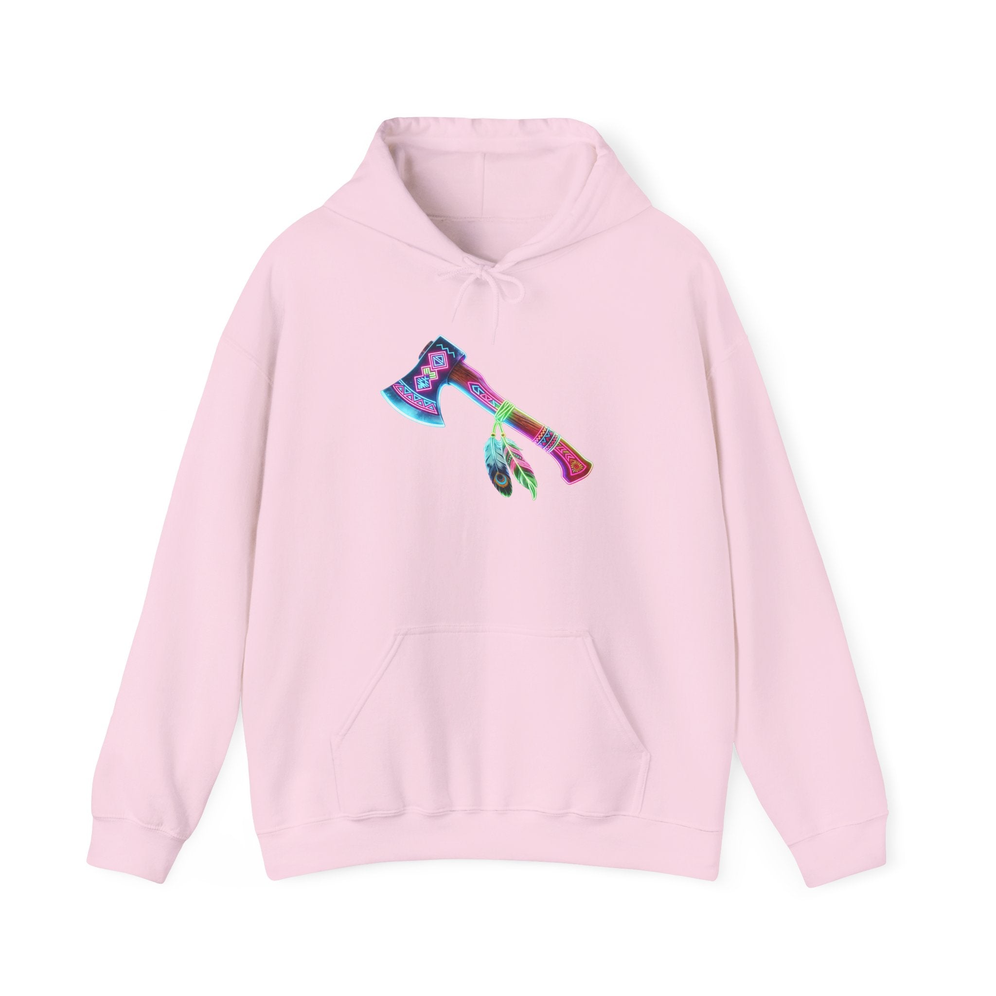 magic warpaint 01 hoodie - Native-Style neon Tomahawk Hoodie