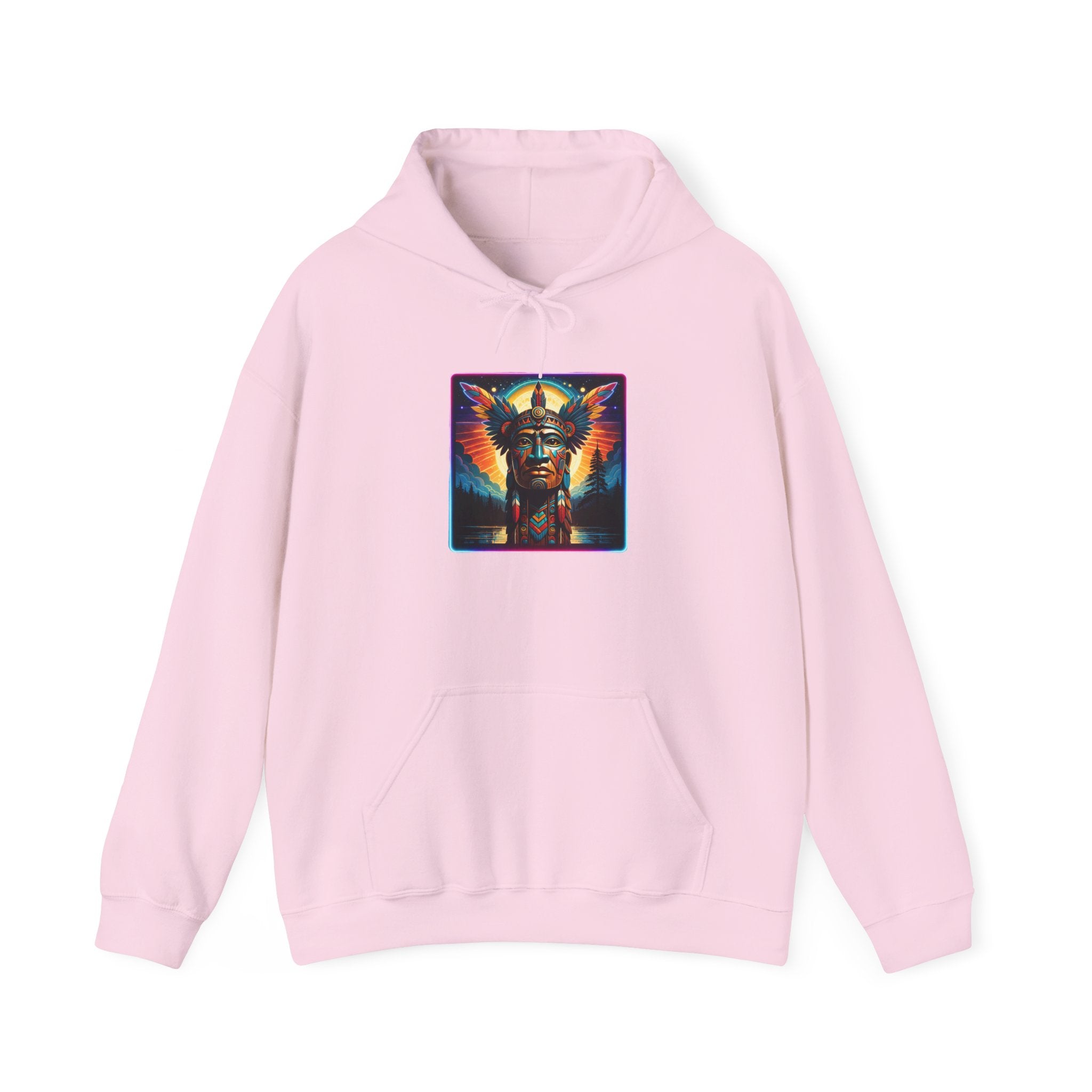 magic warpaint 16 hoodie - native wooden chief