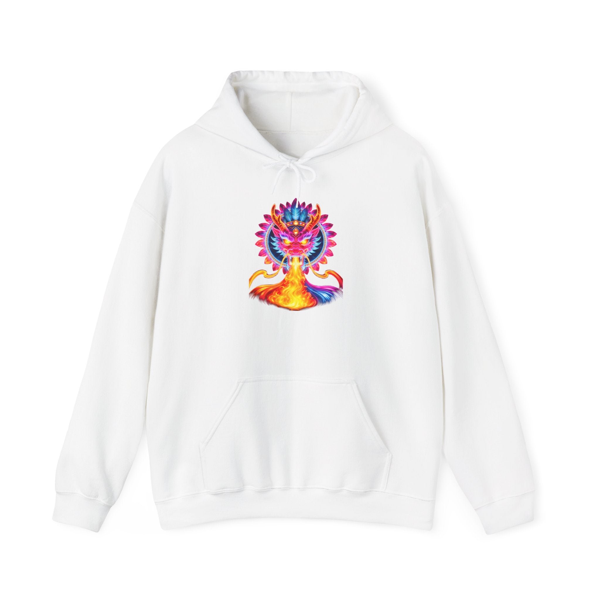 magic warpaint 32 hoodie - pink neon dragon