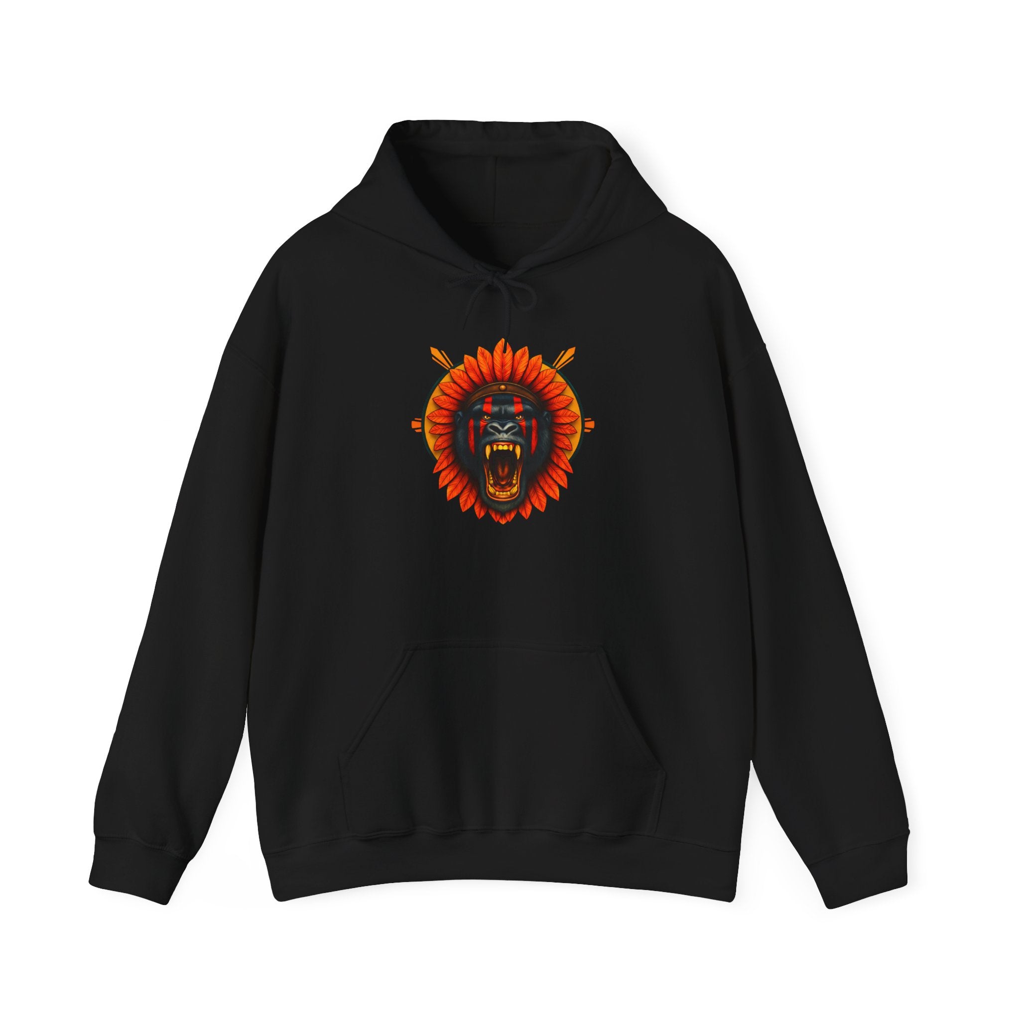 magic warpaint 12 hoodie - tribal gorilla sun rays