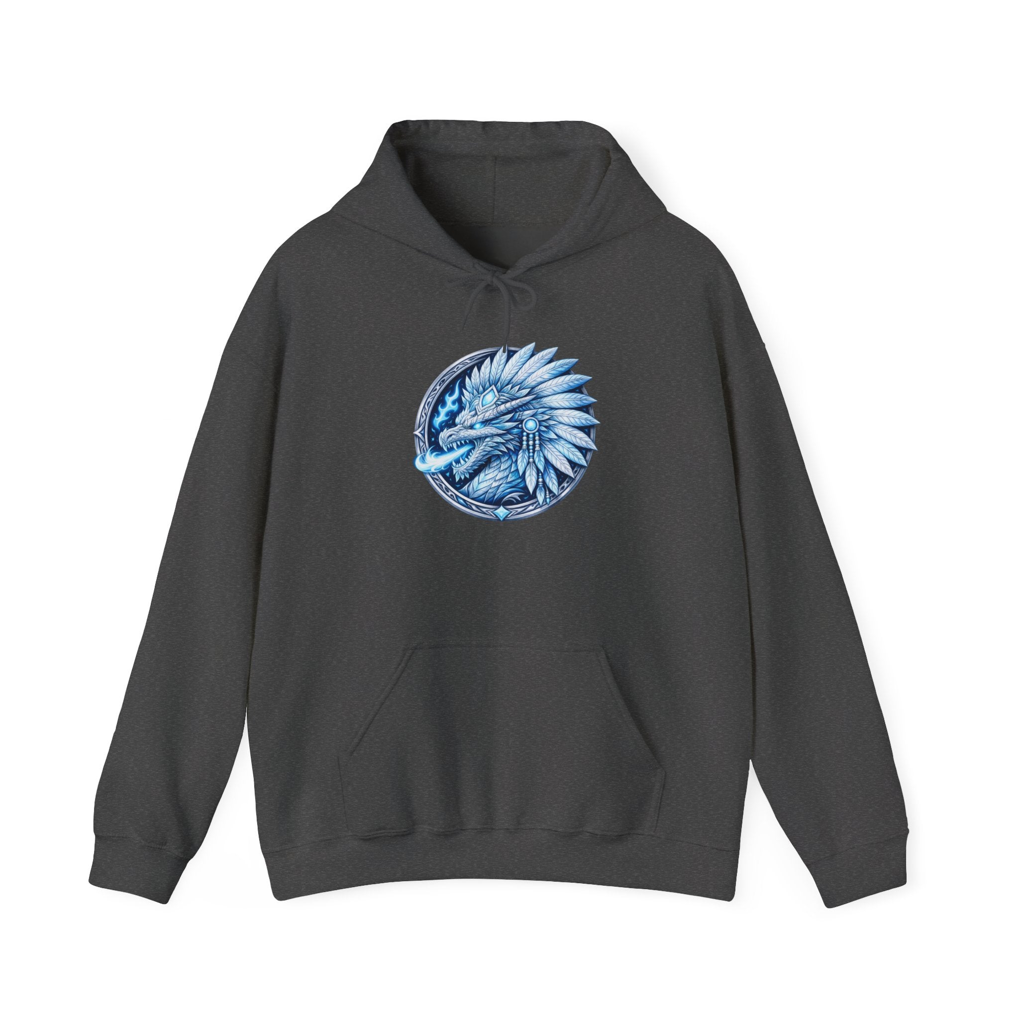 magic warpaint 28 hoodie - blue native dragon