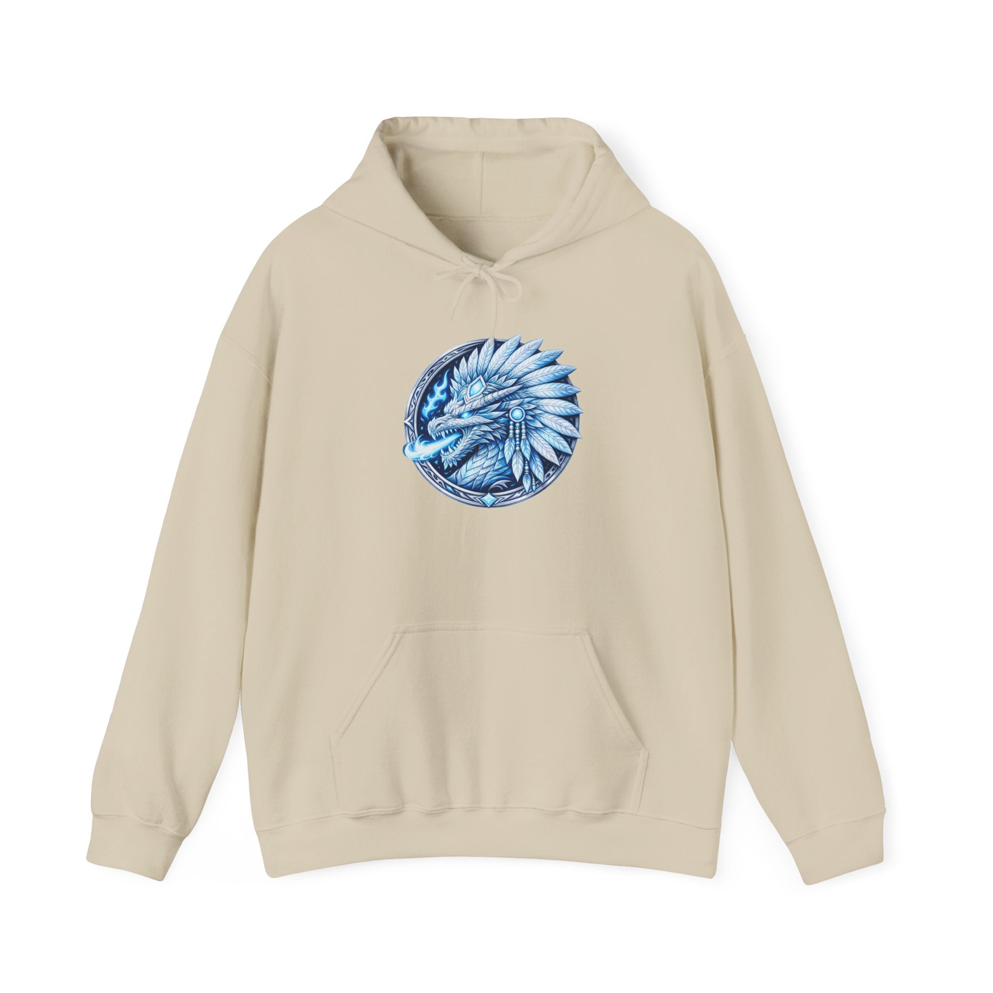magic warpaint 28 hoodie - blue native dragon