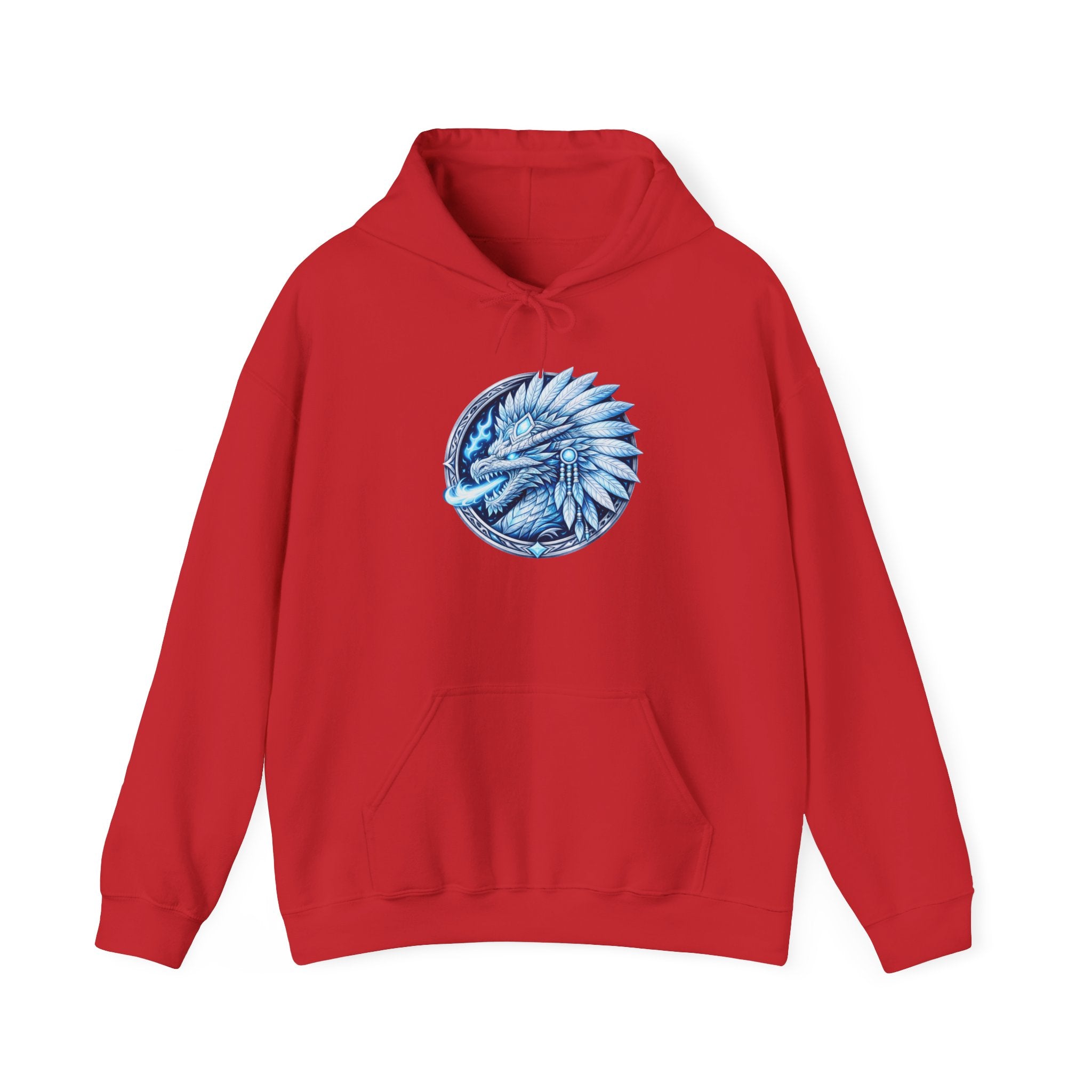 magic warpaint 28 hoodie - blue native dragon