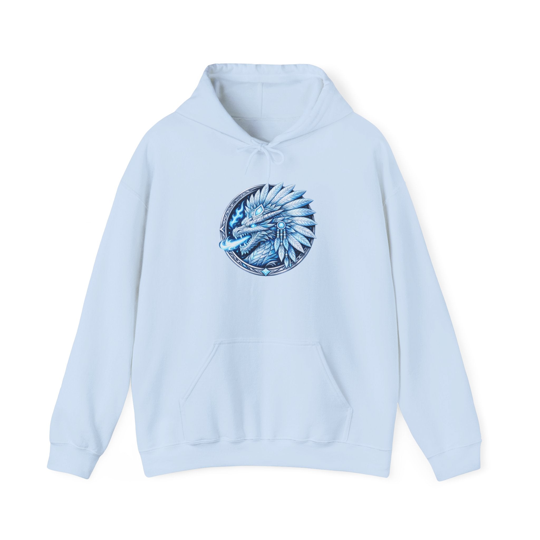 magic warpaint 28 hoodie - blue native dragon