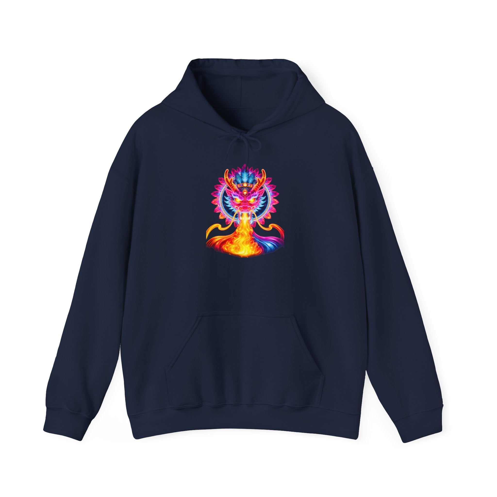 magic warpaint 32 hoodie - pink neon dragon