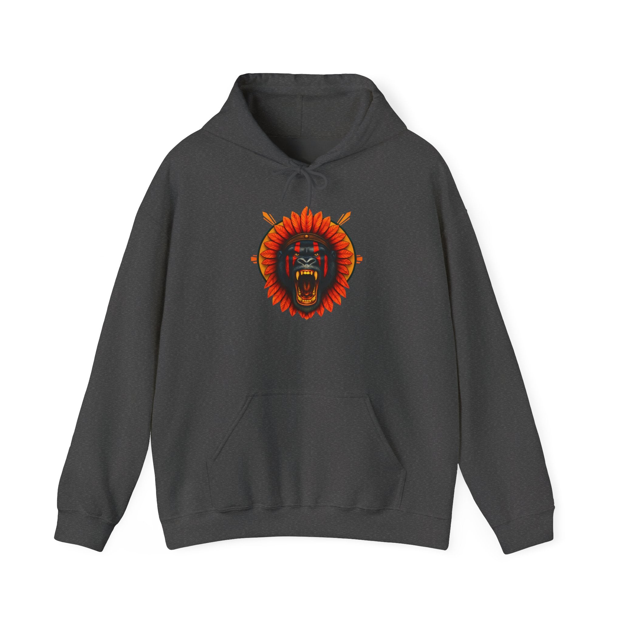 magic warpaint 12 hoodie - tribal gorilla sun rays