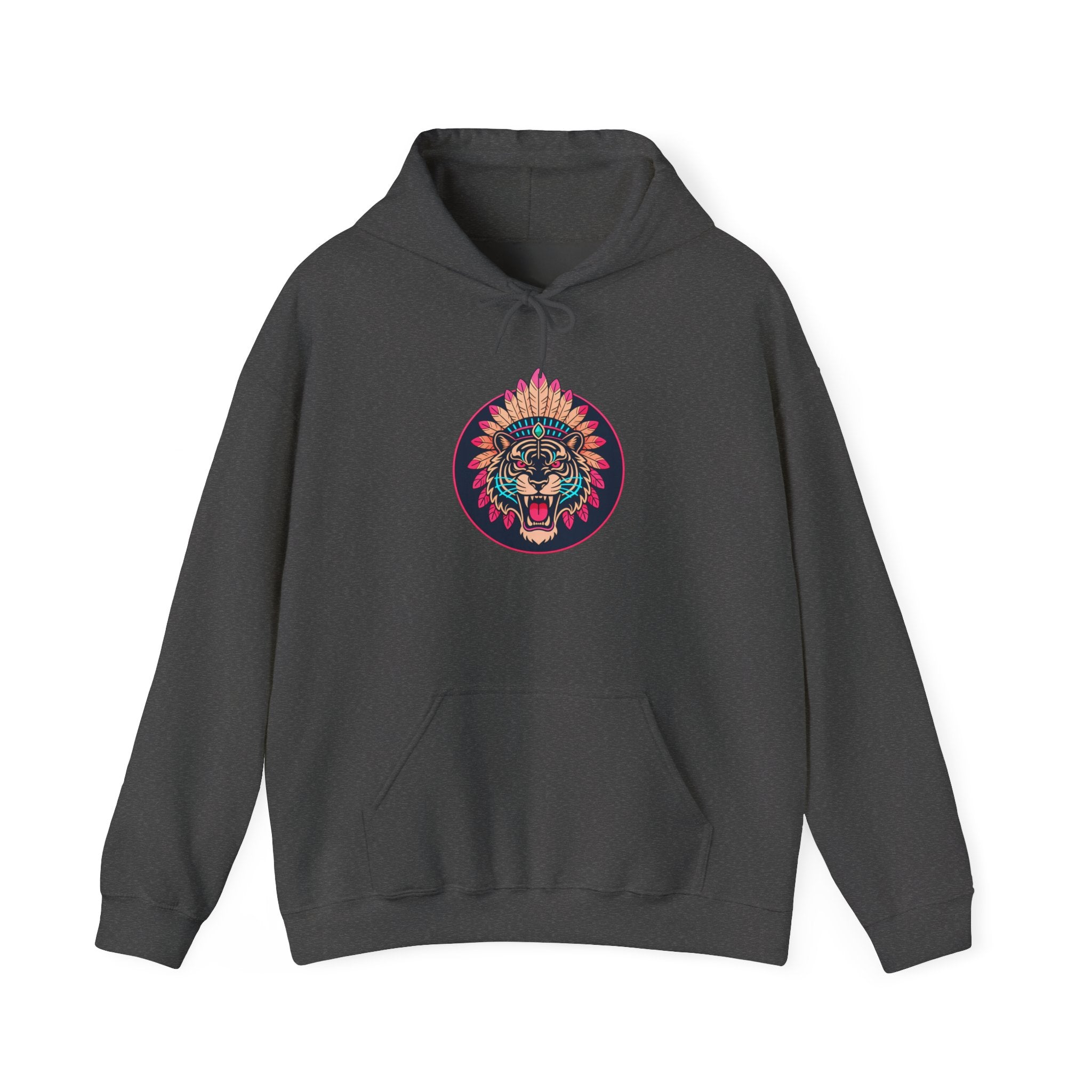 magic warpaint 25 hoodie - native traditional tiger