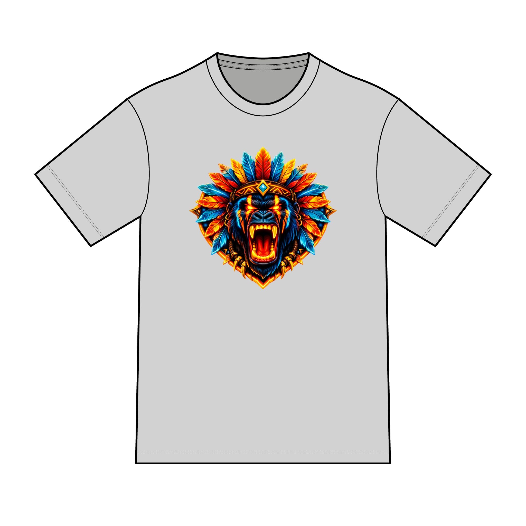 magic warpaint 22 shirt - native gorilla