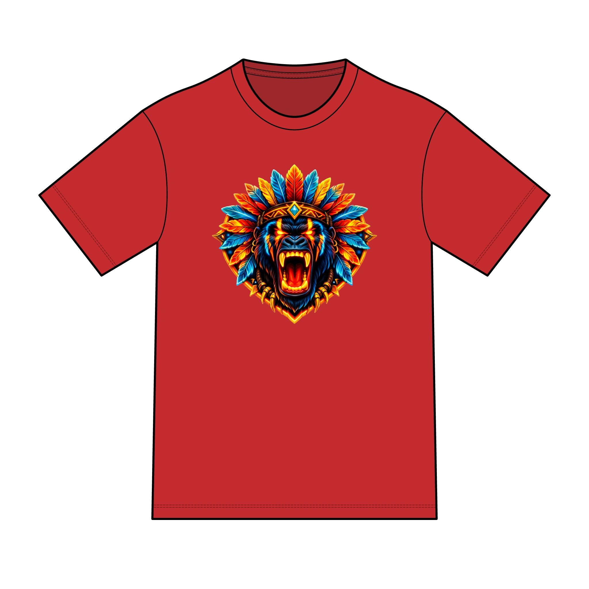 magic warpaint 22 shirt - native gorilla