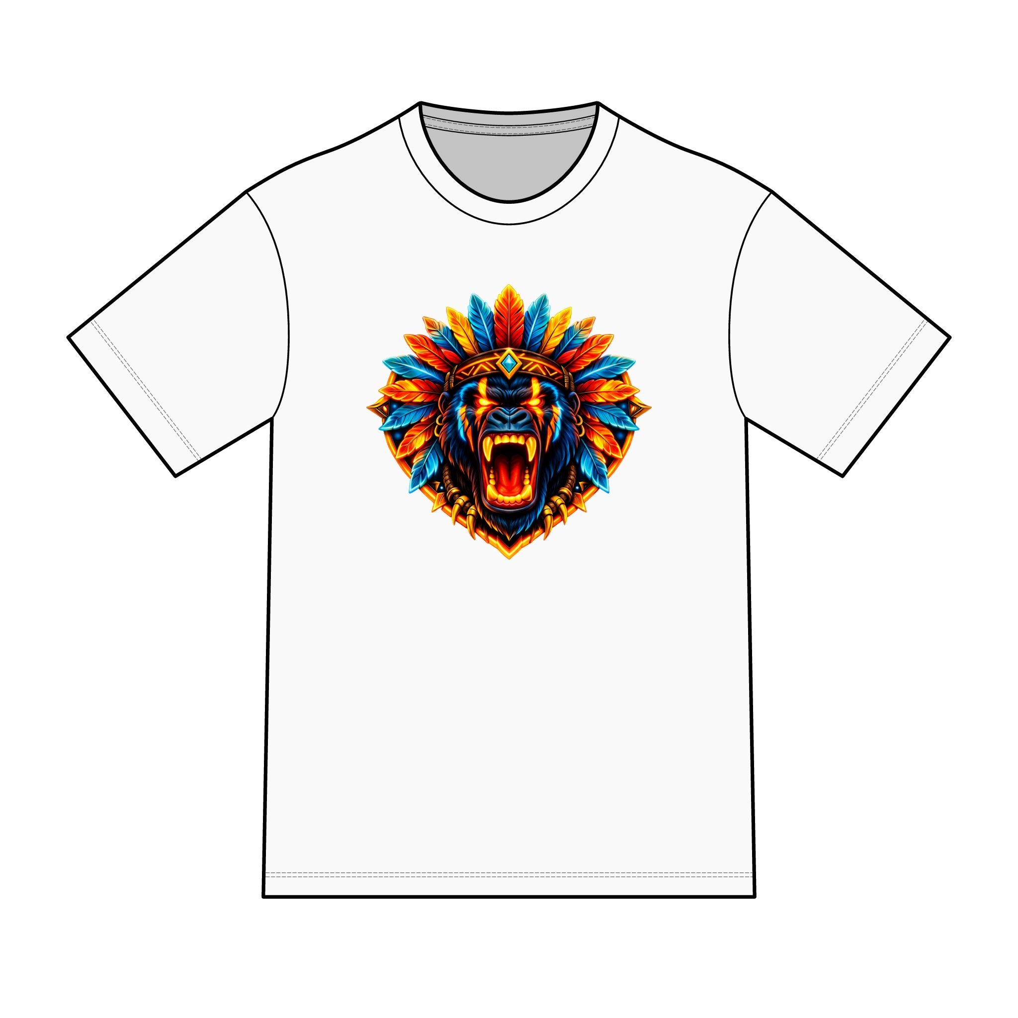 magic warpaint 22 shirt - native gorilla