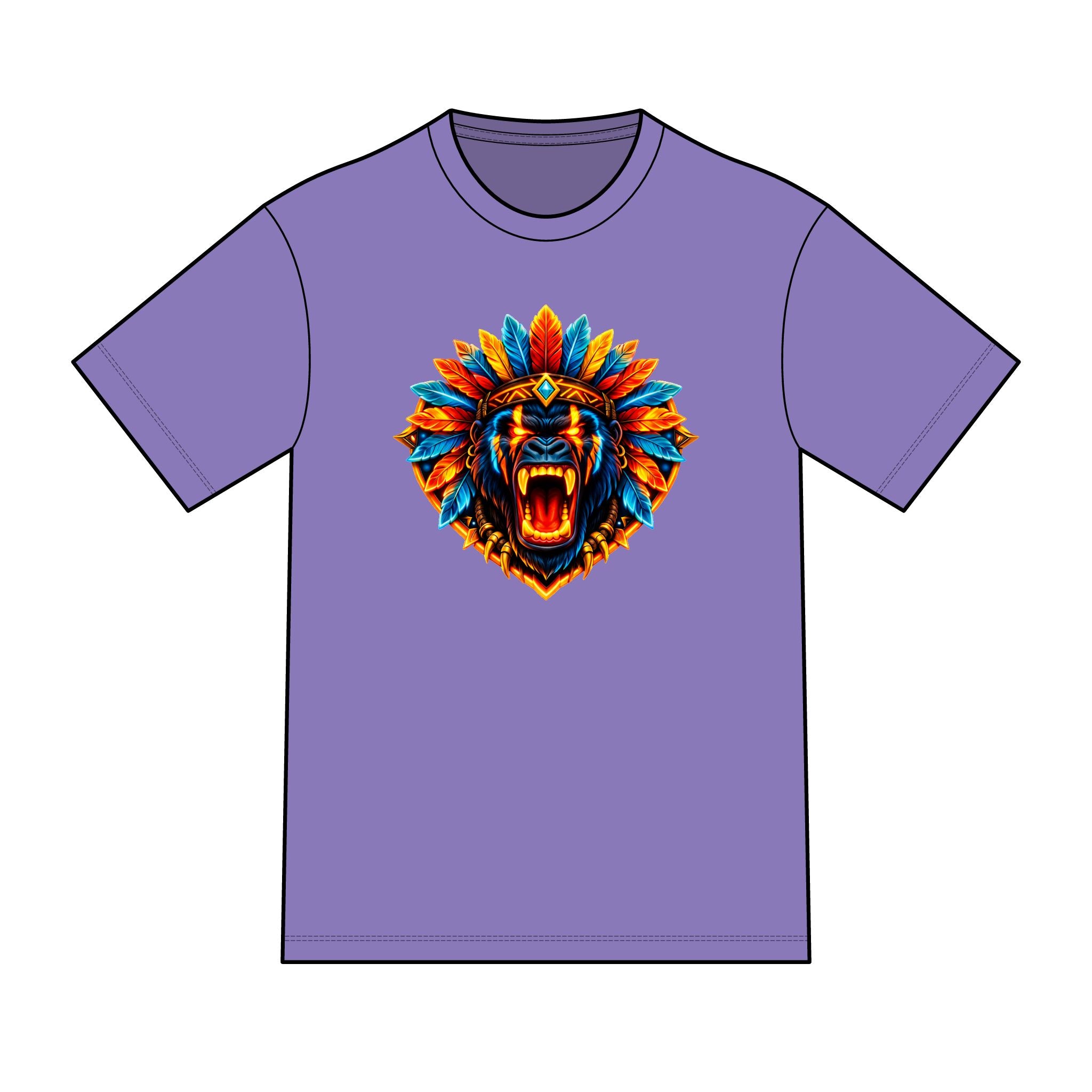 magic warpaint 22 shirt - native gorilla