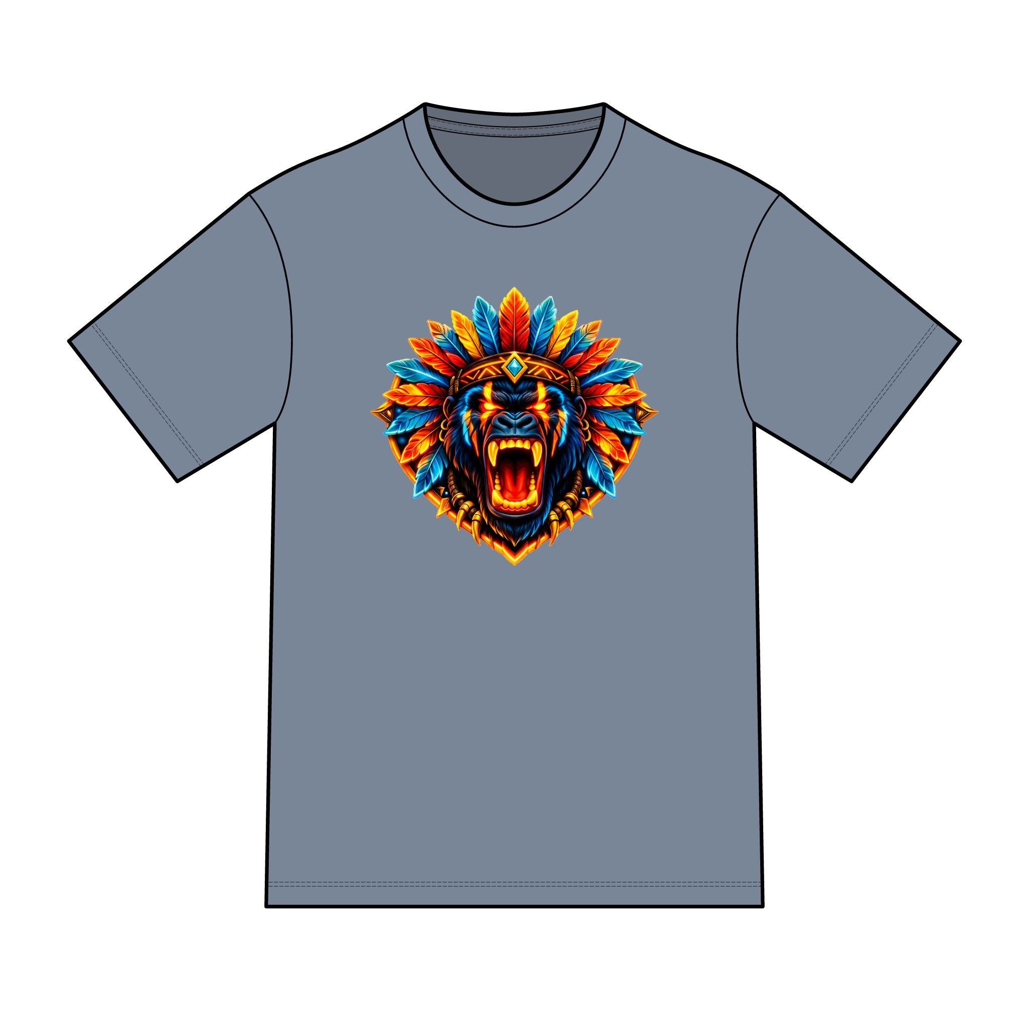 magic warpaint 22 shirt - native gorilla