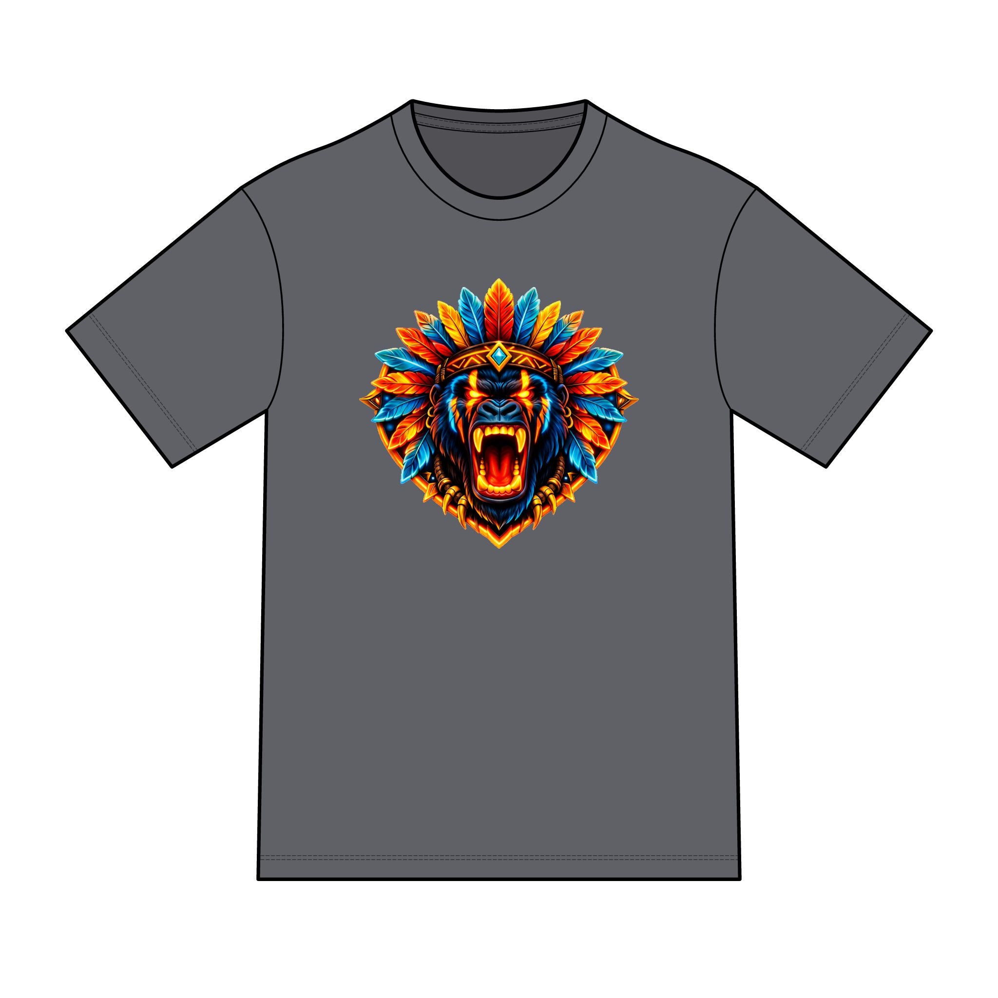 magic warpaint 22 shirt - native gorilla