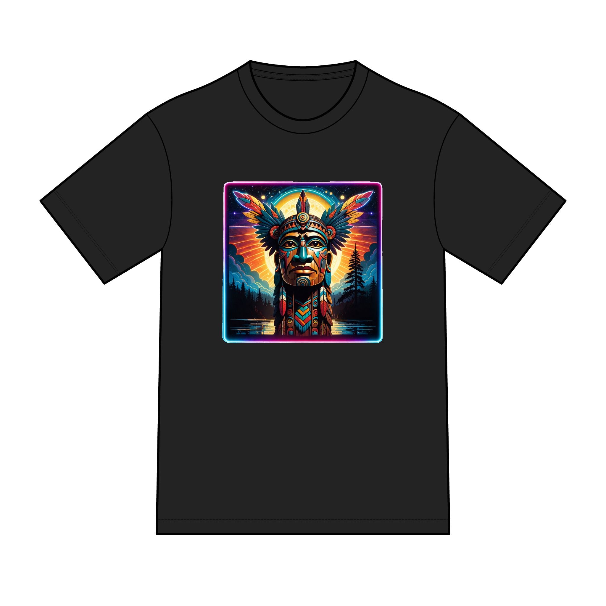 magic warpaint 16 shirt - native wooden chief