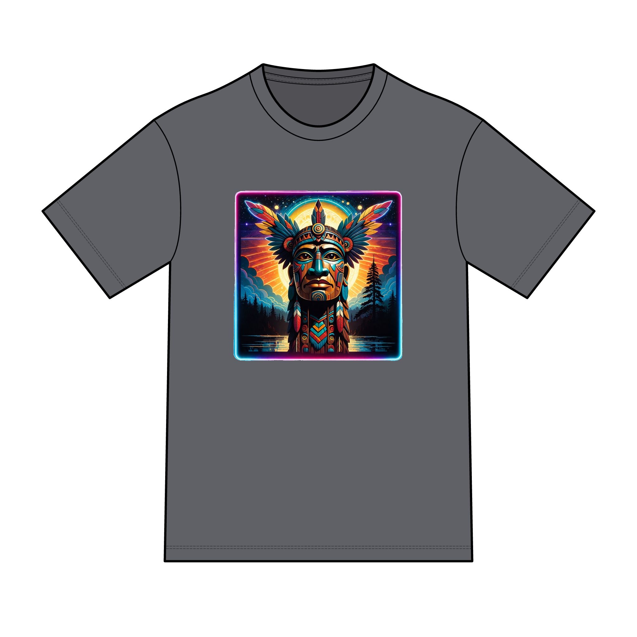 magic warpaint 16 shirt - native wooden chief