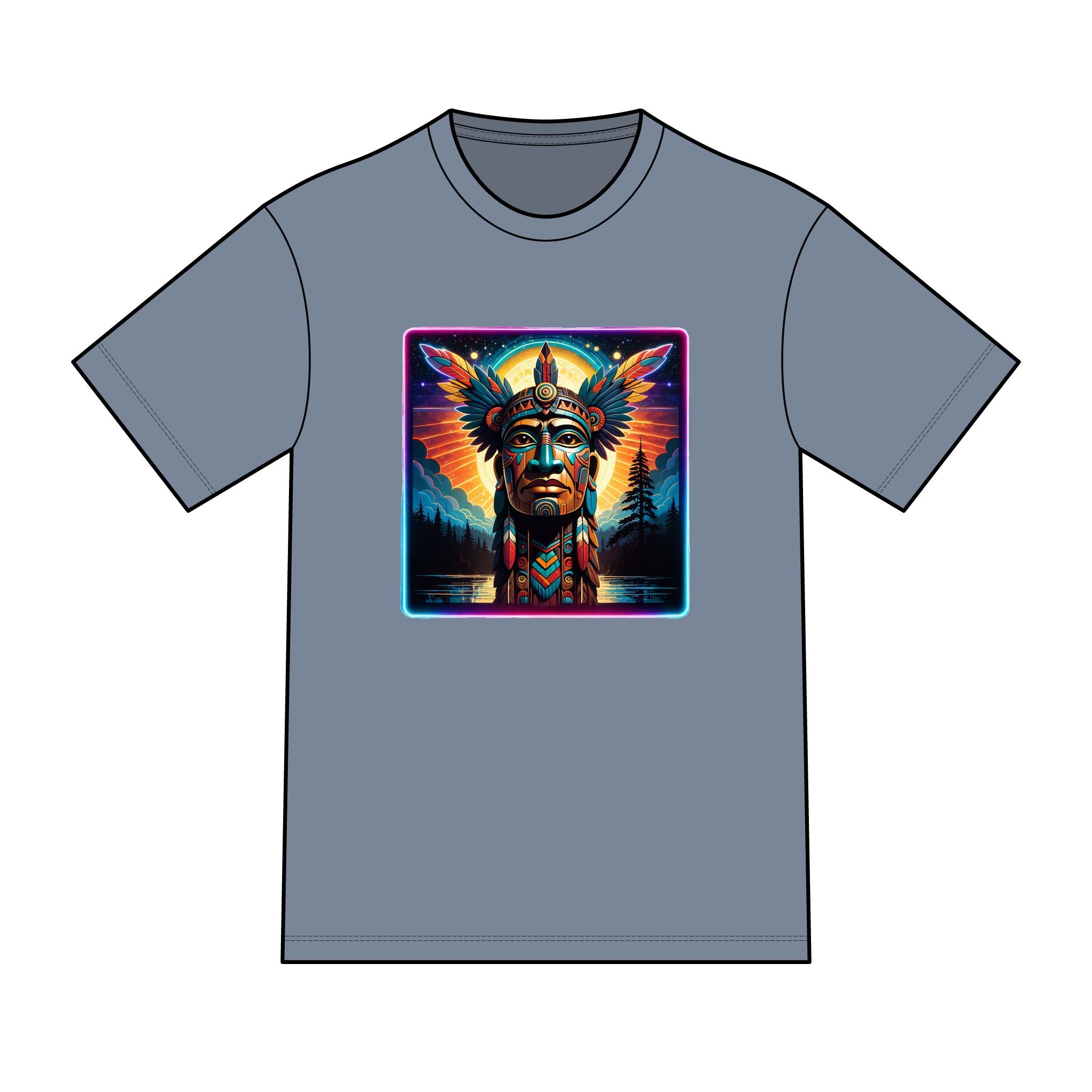magic warpaint 16 shirt - native wooden chief