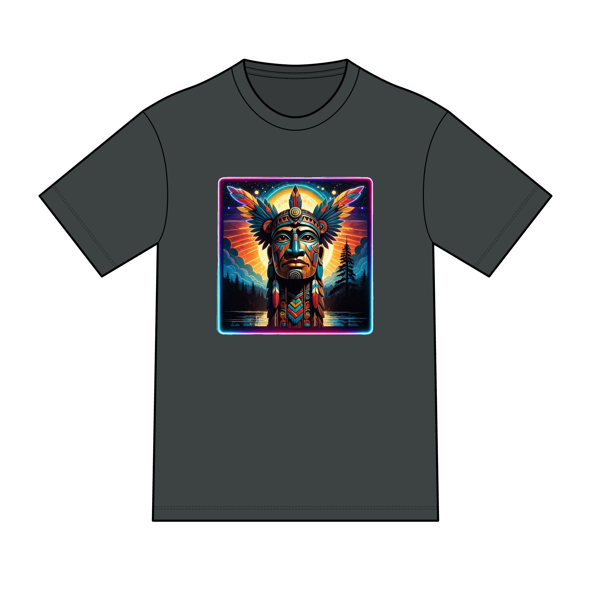 magic warpaint 16 shirt - native wooden chief
