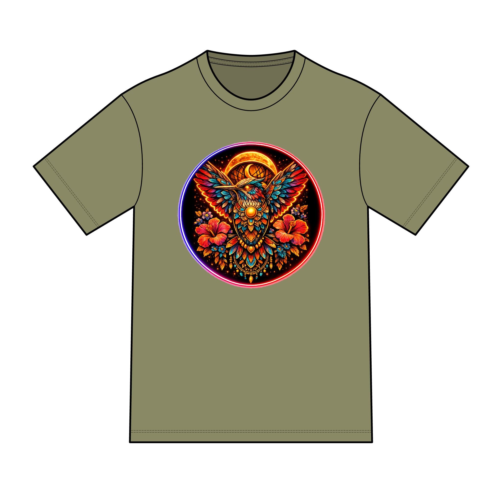 Magic warpaint 32 shirt - native hummingbird