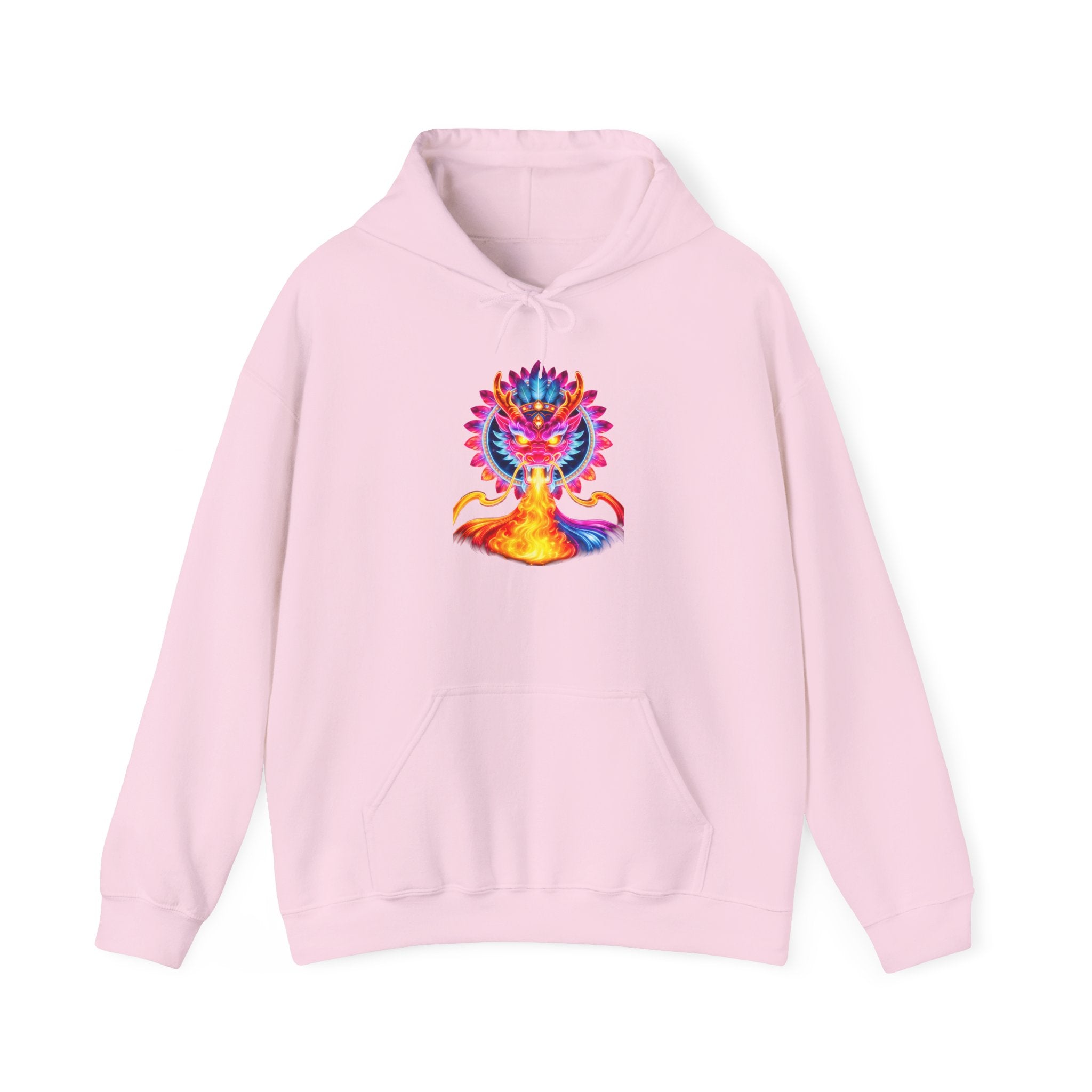 magic warpaint 32 hoodie - pink neon dragon