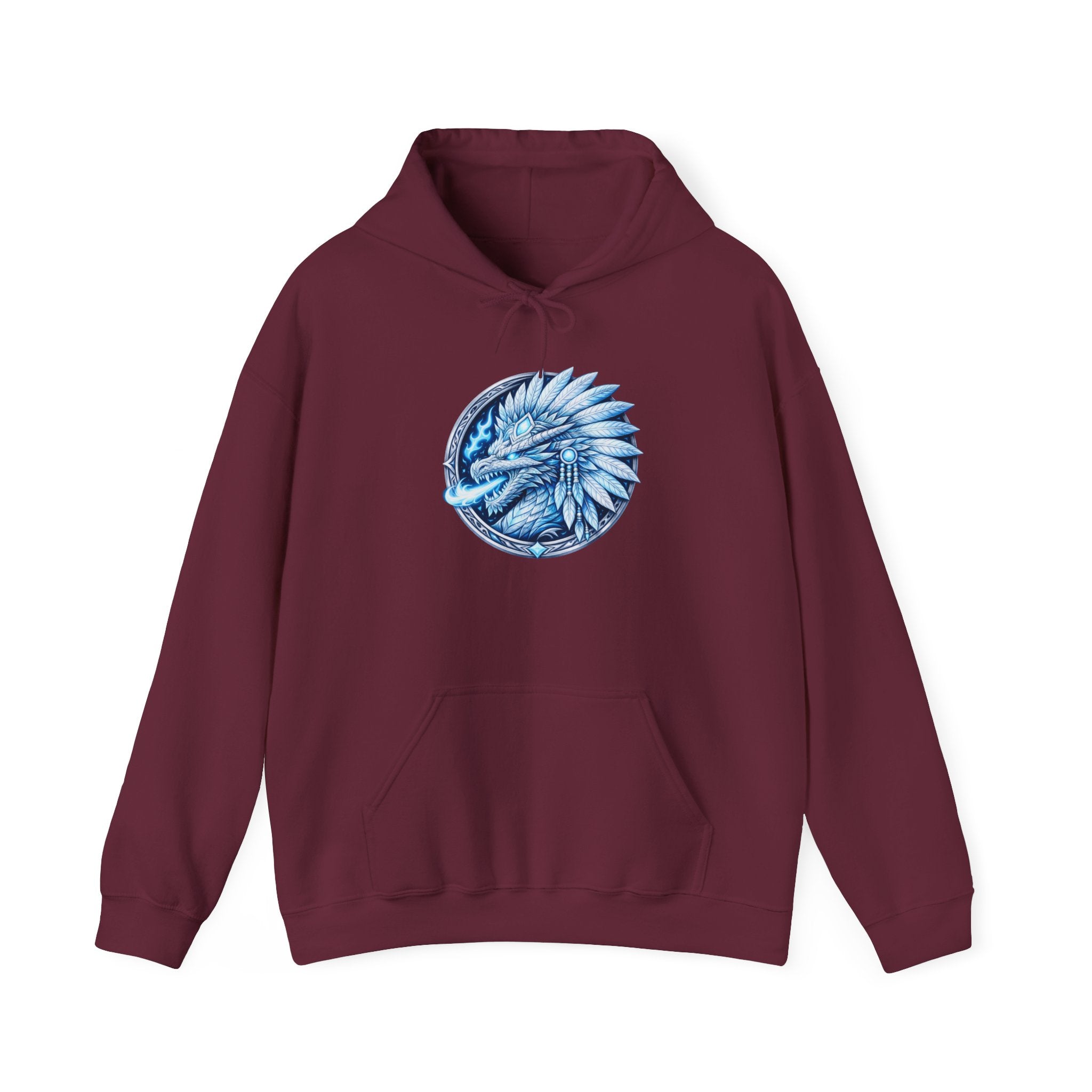 magic warpaint 28 hoodie - blue native dragon
