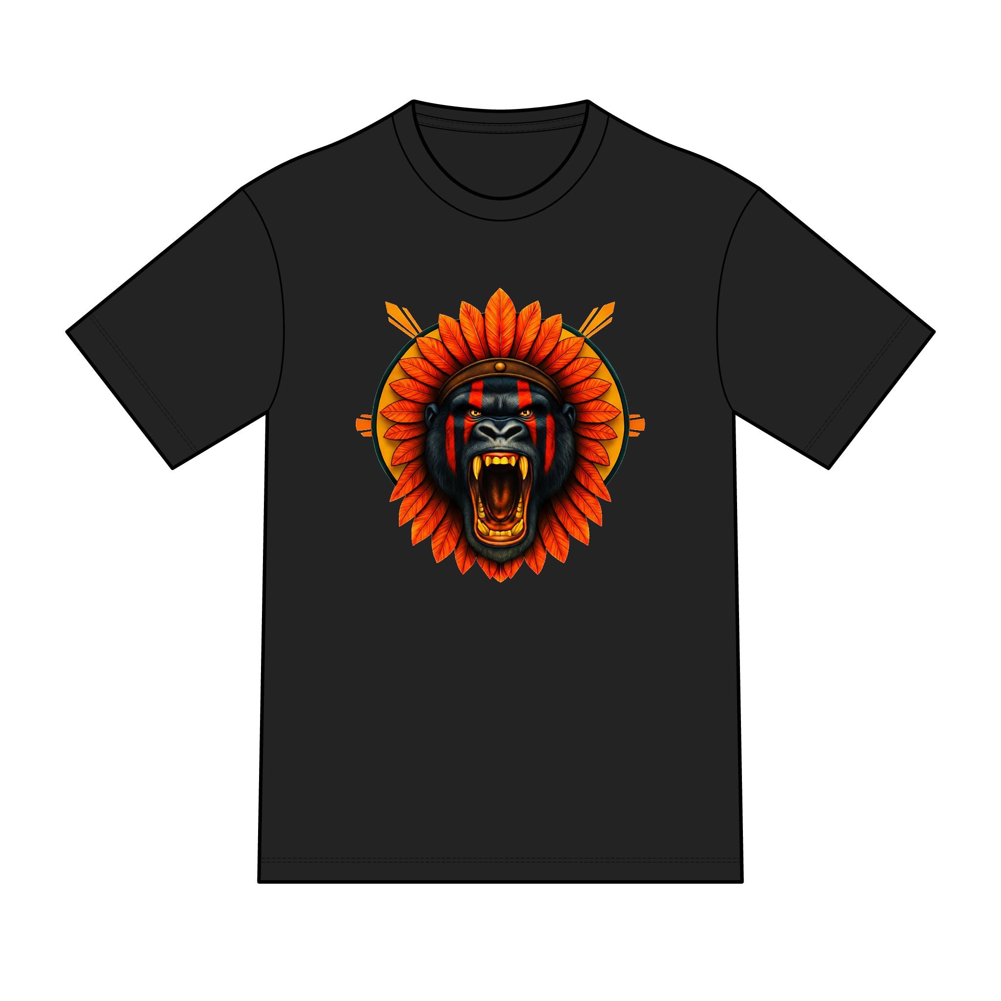 magic warpaint 12 shirt - Tribal Gorilla sun rays