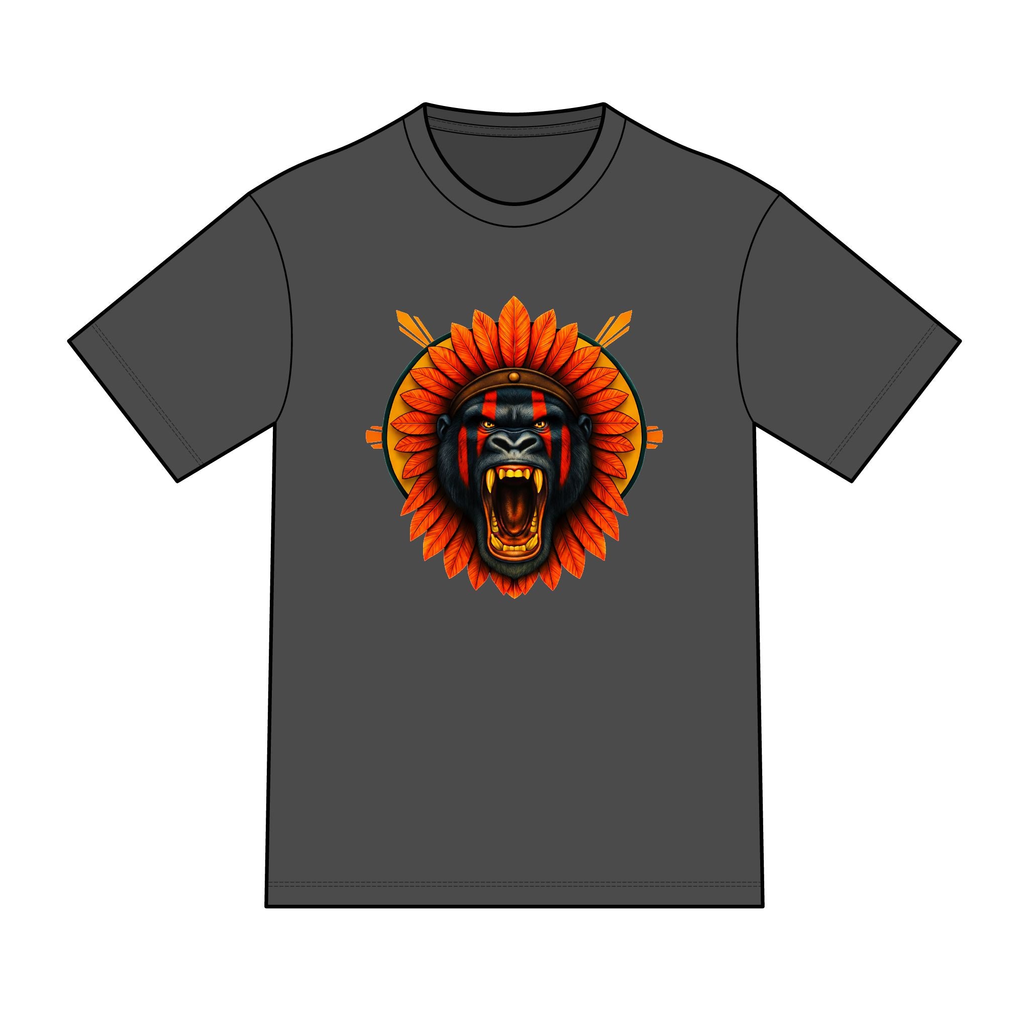 magic warpaint 12 shirt - Tribal Gorilla sun rays