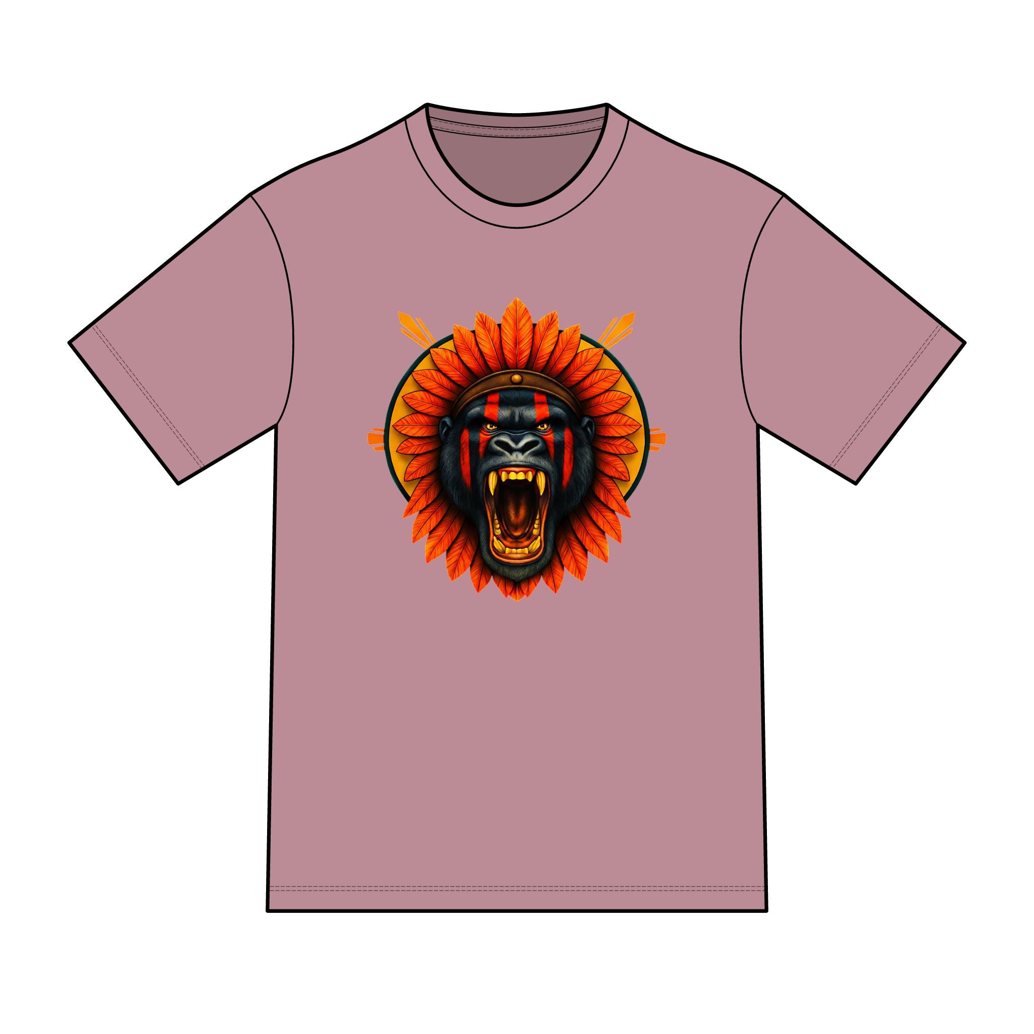 magic warpaint 12 shirt - Tribal Gorilla sun rays