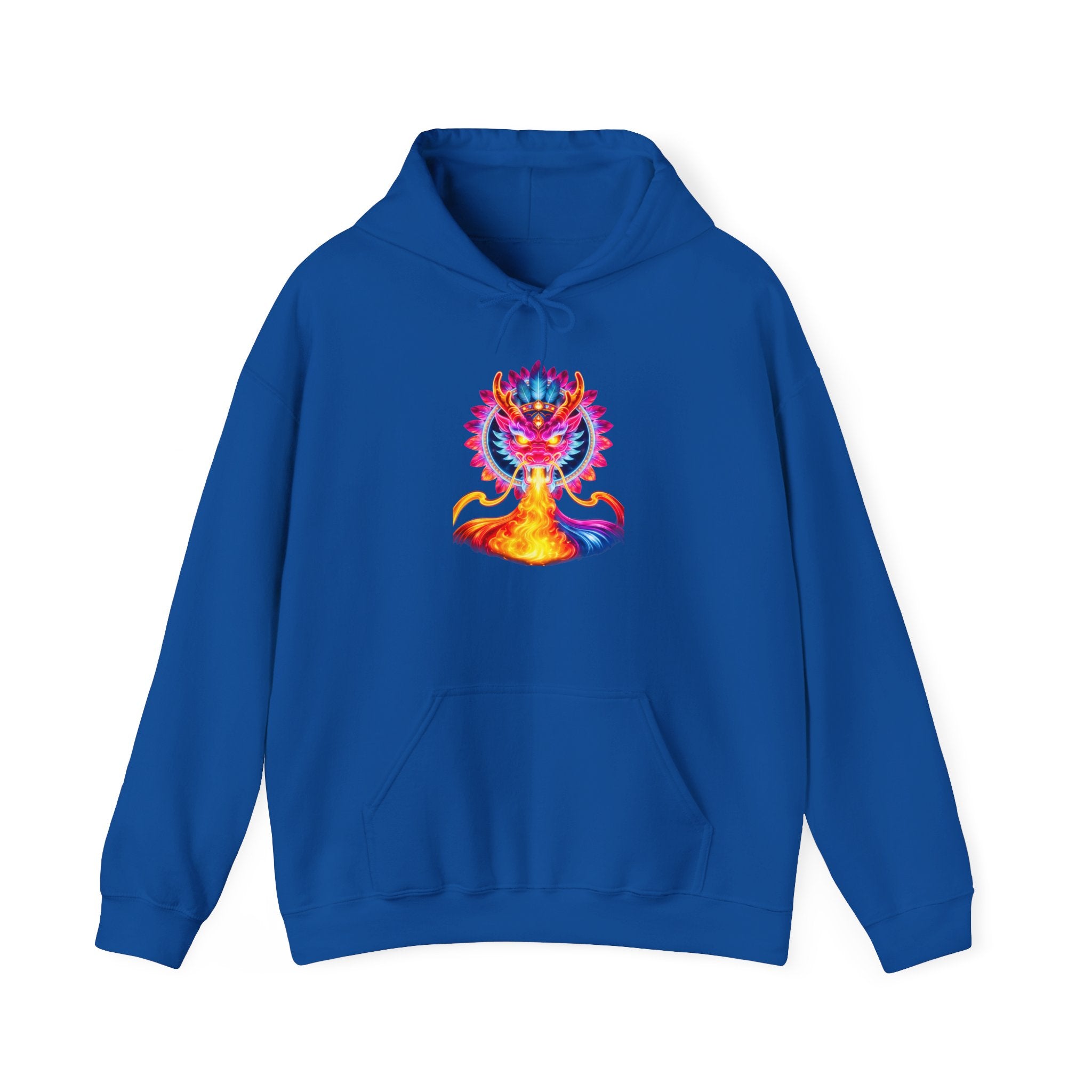 magic warpaint 32 hoodie - pink neon dragon