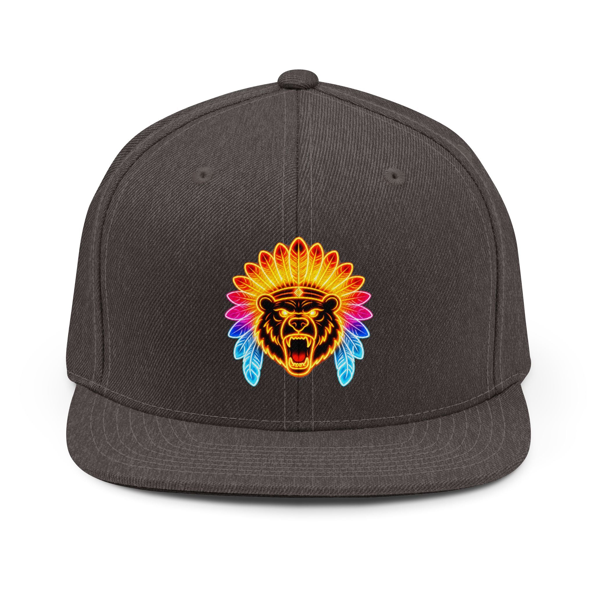 magic warpaint 30 hat - neon native bear snapback