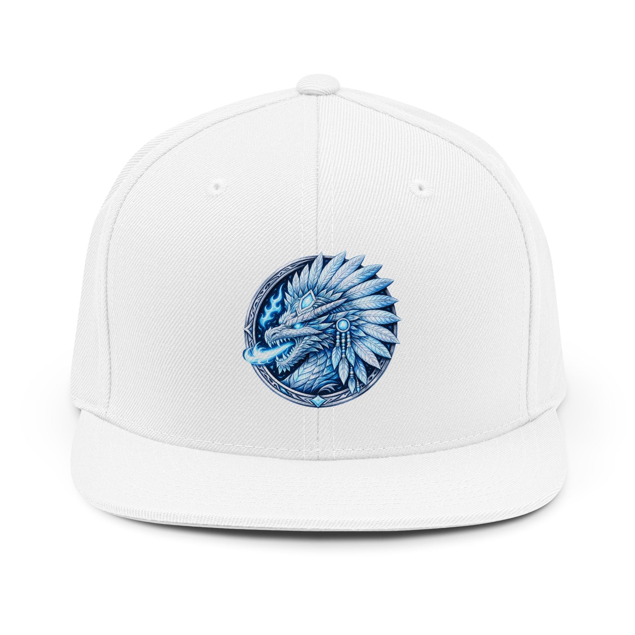 magic warpaint 28 hat - blue native dragon snapback
